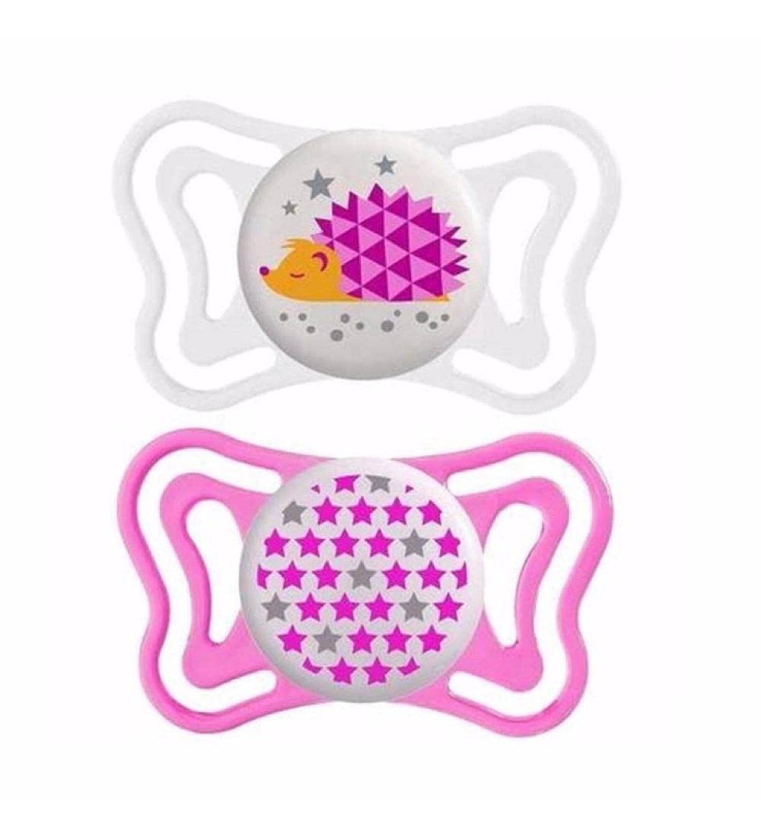 Buy Physio Light Silicone Pacifier - Sterilizable Pack of 2 Pink (16-36 months) - International Shipping Available - Buy Online on GoSupps.com