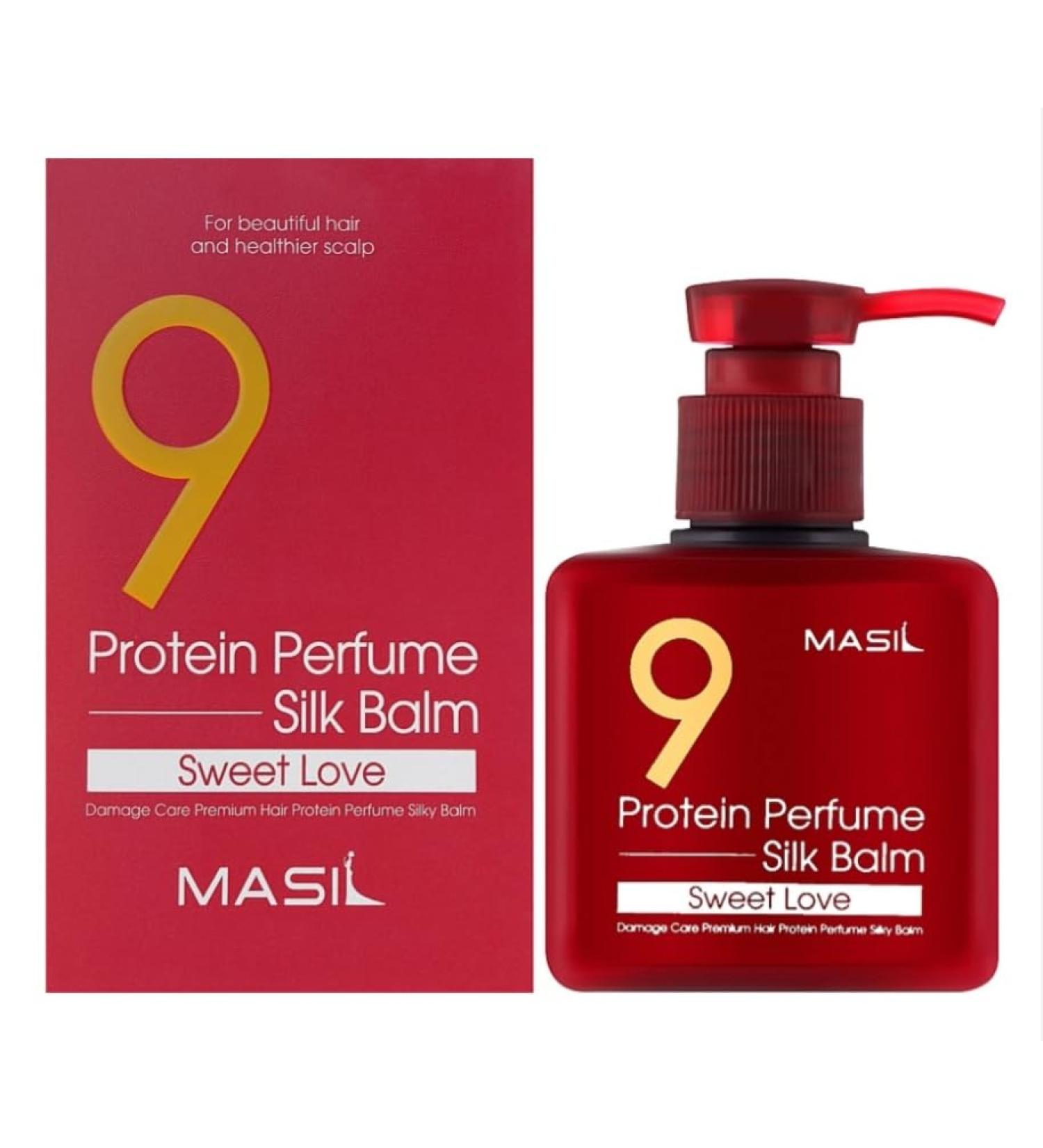 Masil Protein Perfume Silk Balm - Sweet Love Damage Care 180ml | Premium Hair Protein Treatment - Buy Online on GoSupps.com