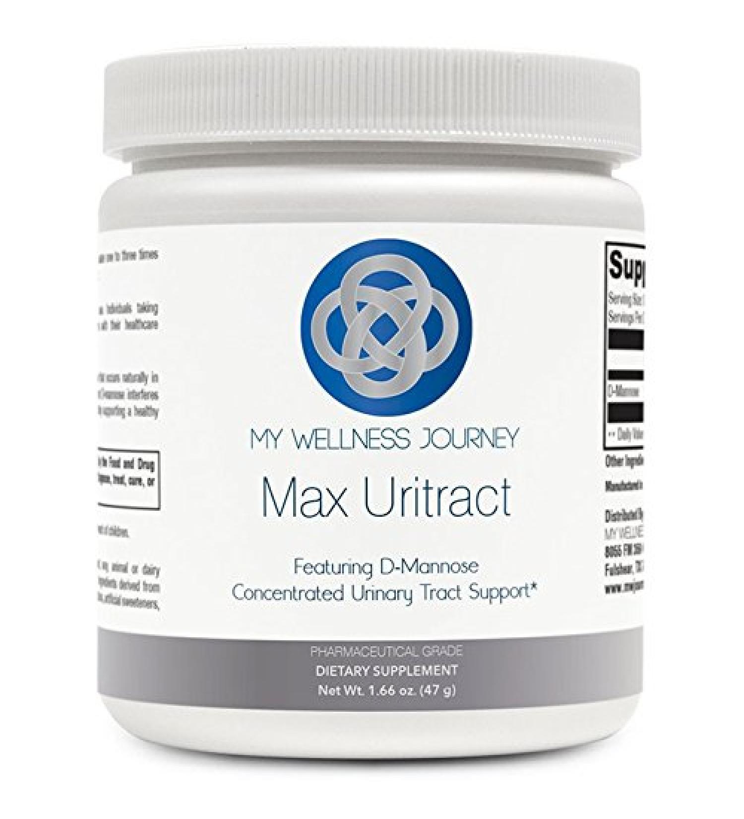 D-Mannose Max Uritract by My Wellness Journey - Natural Urinary Tract Support - Pharmaceutical Grade - 1.66 oz - Buy Online on GoSupps.com