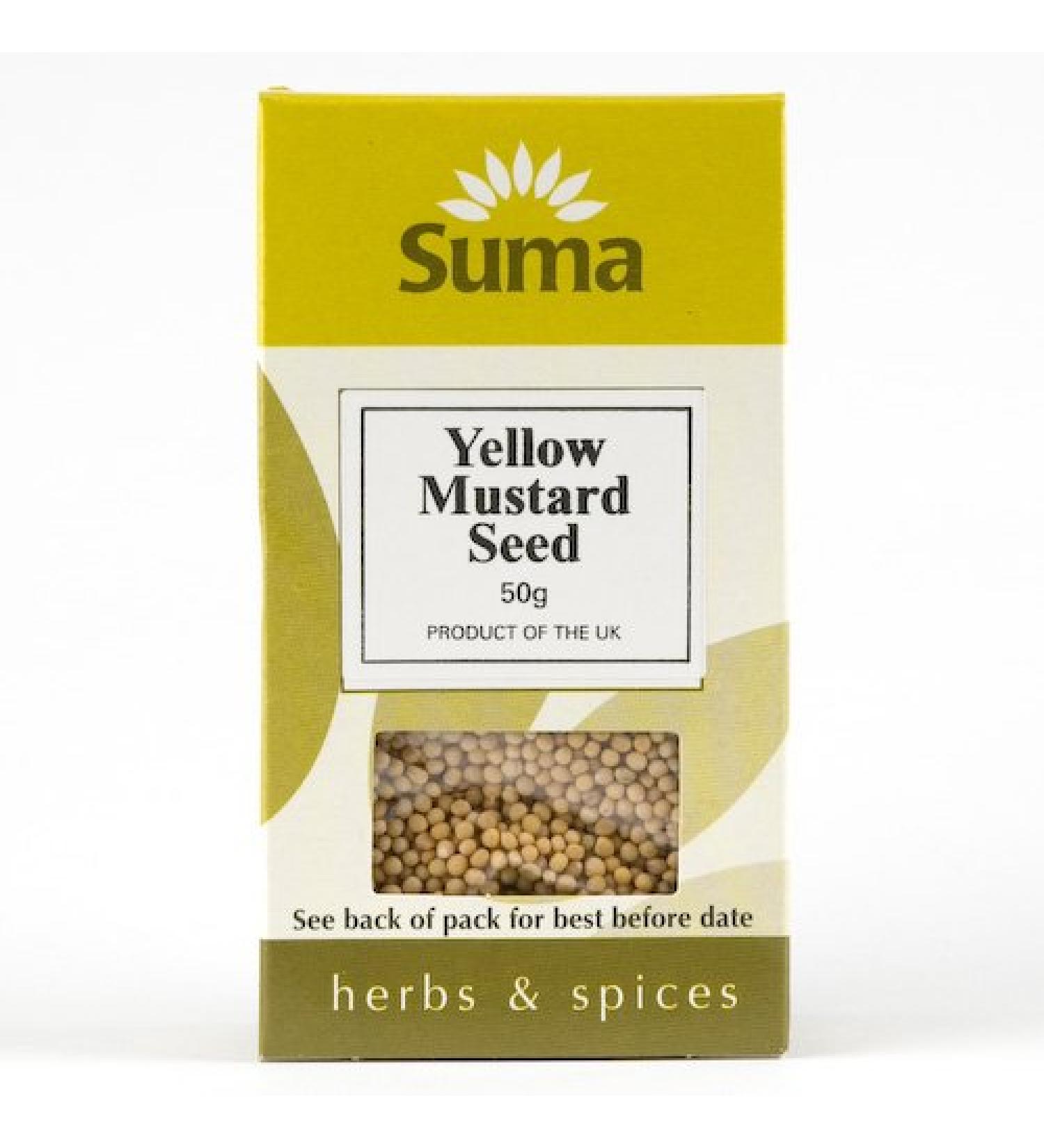 Suma Yellow Mustard Seeds (50G) Gluten Free Vegan