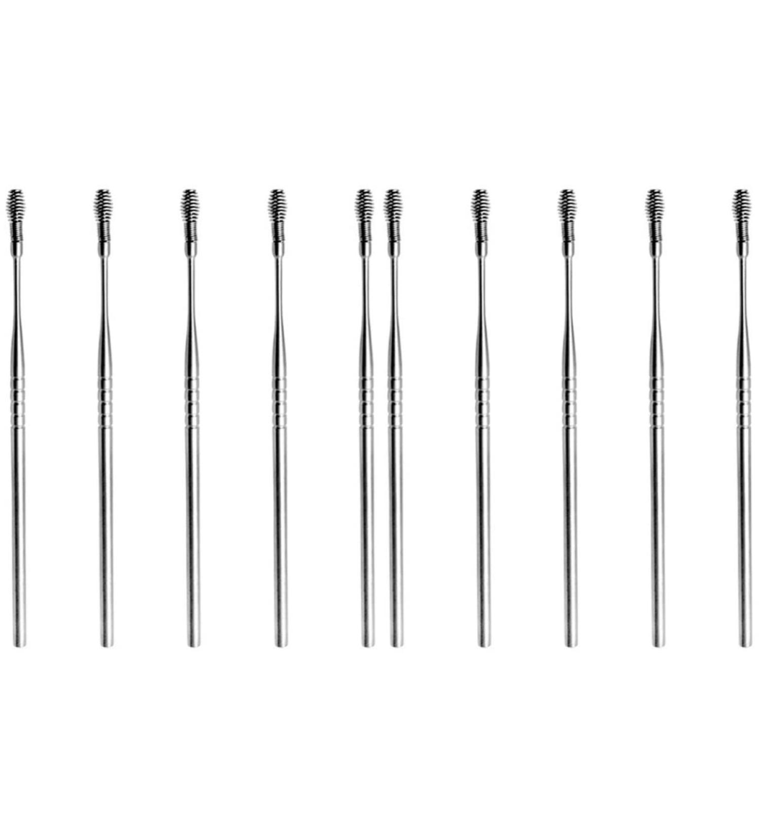 Healeved Cleaning Tools Cleaning Tools Cleaning Tools 10 pcs Stainless Steel Professional Ear Pick Earwax Removal Kit Ear Curette Ear Pick Earwax Cleaning Kits Cleaning Kits Cleaning Kits 11.5x0.5cmx2pcs Silverx2pcs - Buy Online on GoSupps.com
