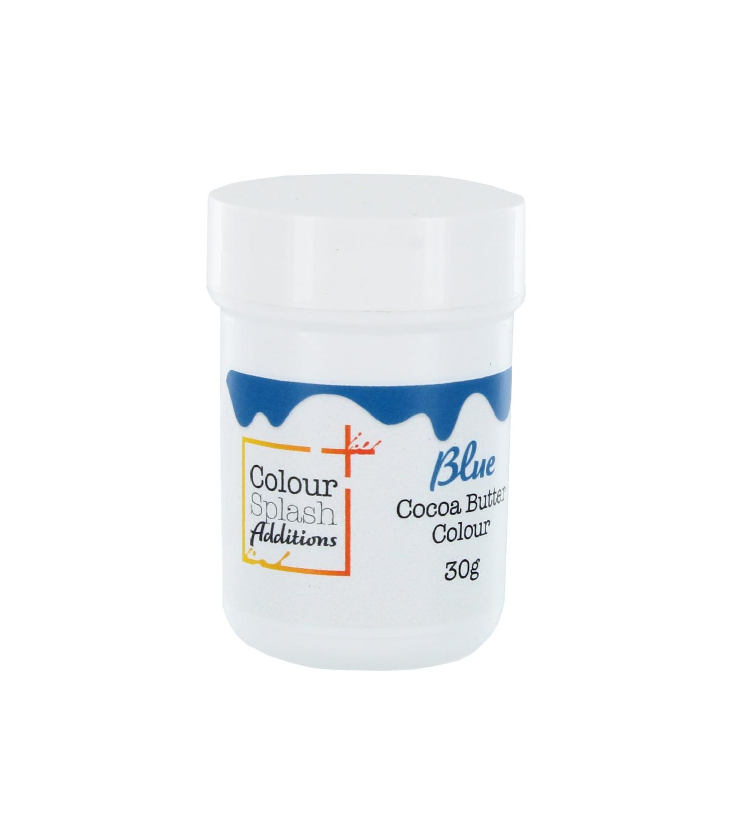 Colour Splash Additions Chocolate Colour | Blue Cocoa Butter For Cake Decorations Truffles Chocolates | Chocolate Paint - 30g - Buy Online on GoSupps.com