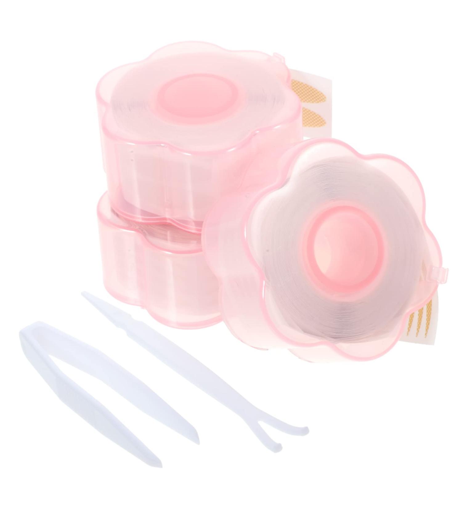 minkissy 3 Rolls Lace Double Eyelid Sticker Lace Eyelid Lifter Strips Eyelid Lift Strips Adhesive Eye Lift Strips Adhesive Eyelid Tape Double Eyelid Tape Eye Lifter Tape Invisible - Buy Online on GoSupps.com