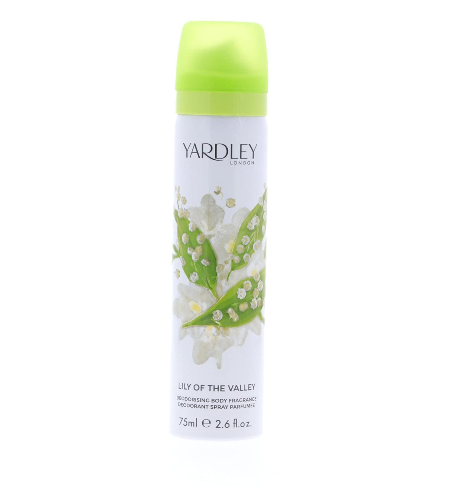 Yardley of London Refreshing Body Spray for Women Lily of The Valley 2.6 Ounce - Buy Online on GoSupps.com