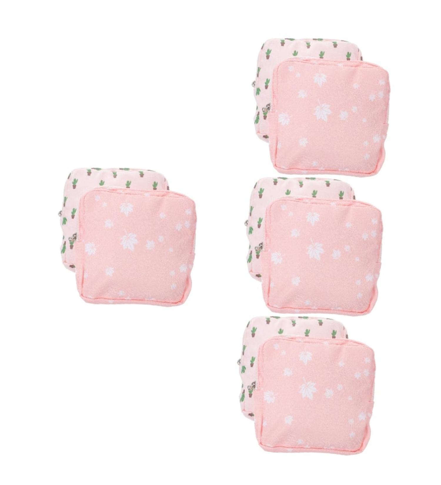 ABOOFAN 8-Piece Women's Storage Bags Set | Cosmetic Napkin & Menstrual Pad Organizers | Portable Mini Handbags & Make-Up Bags - Buy Online on GoSupps.com