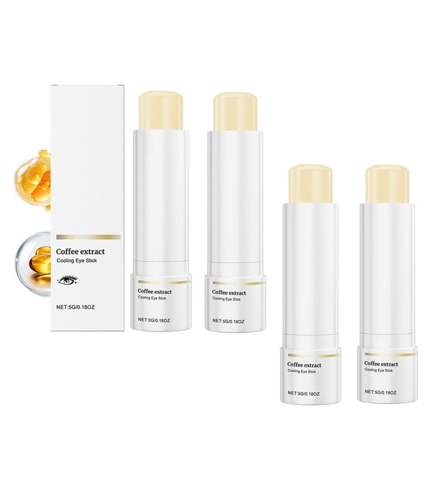 Cr me Contour Des Yeux Revitalisante en Stick R duit Les Poches et Les Cernes - Formule Hydratante la Cire D'abeille Blanche Texture L g re Non Grasse(4pcs) - Buy Online on GoSupps.com