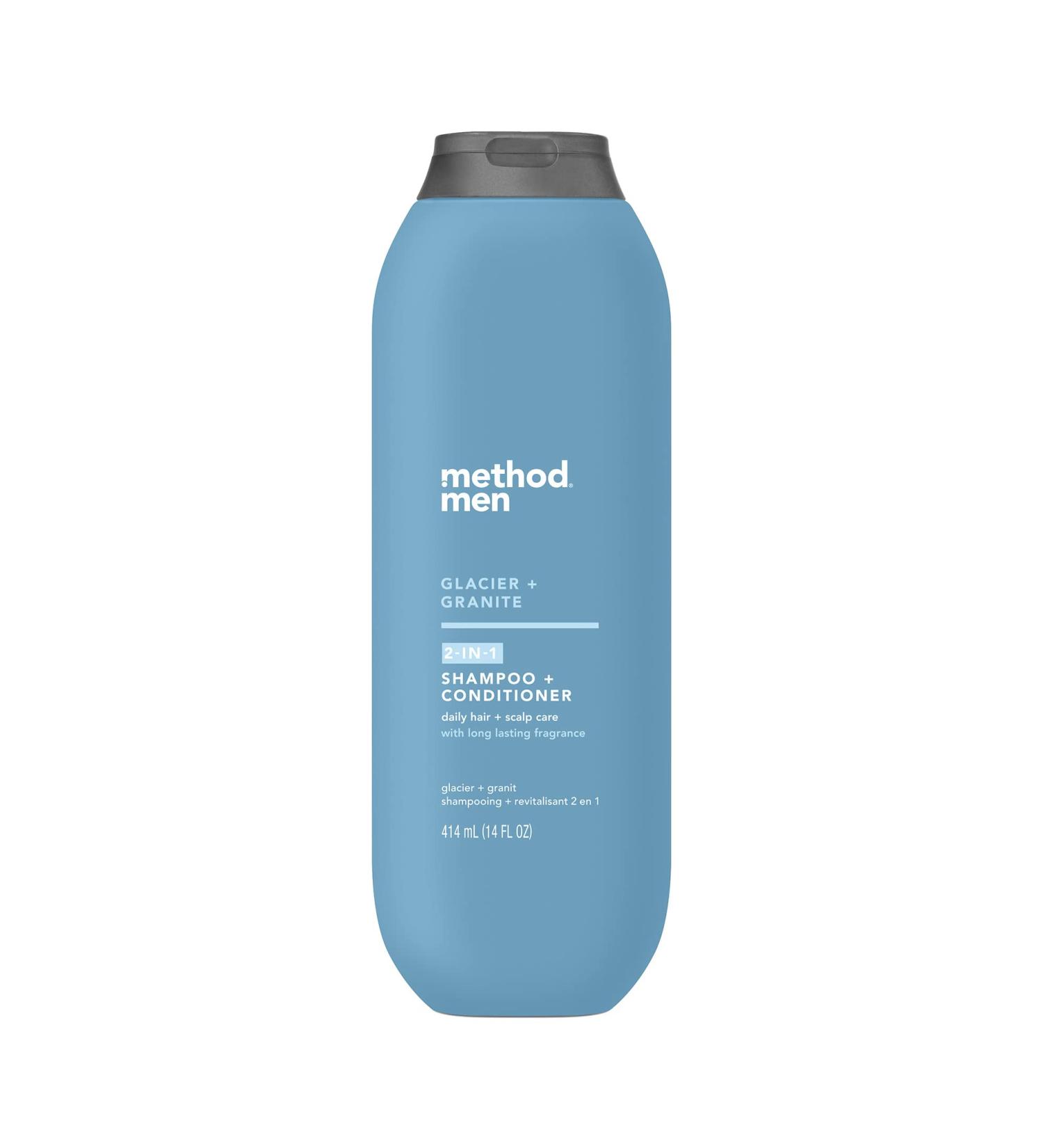 Method Men 2 in 1 Shampoo and Conditioner - Glacier + Granite | 14 oz - Best for Healthy Hair | International Shipping Available - Buy Online on GoSupps.com