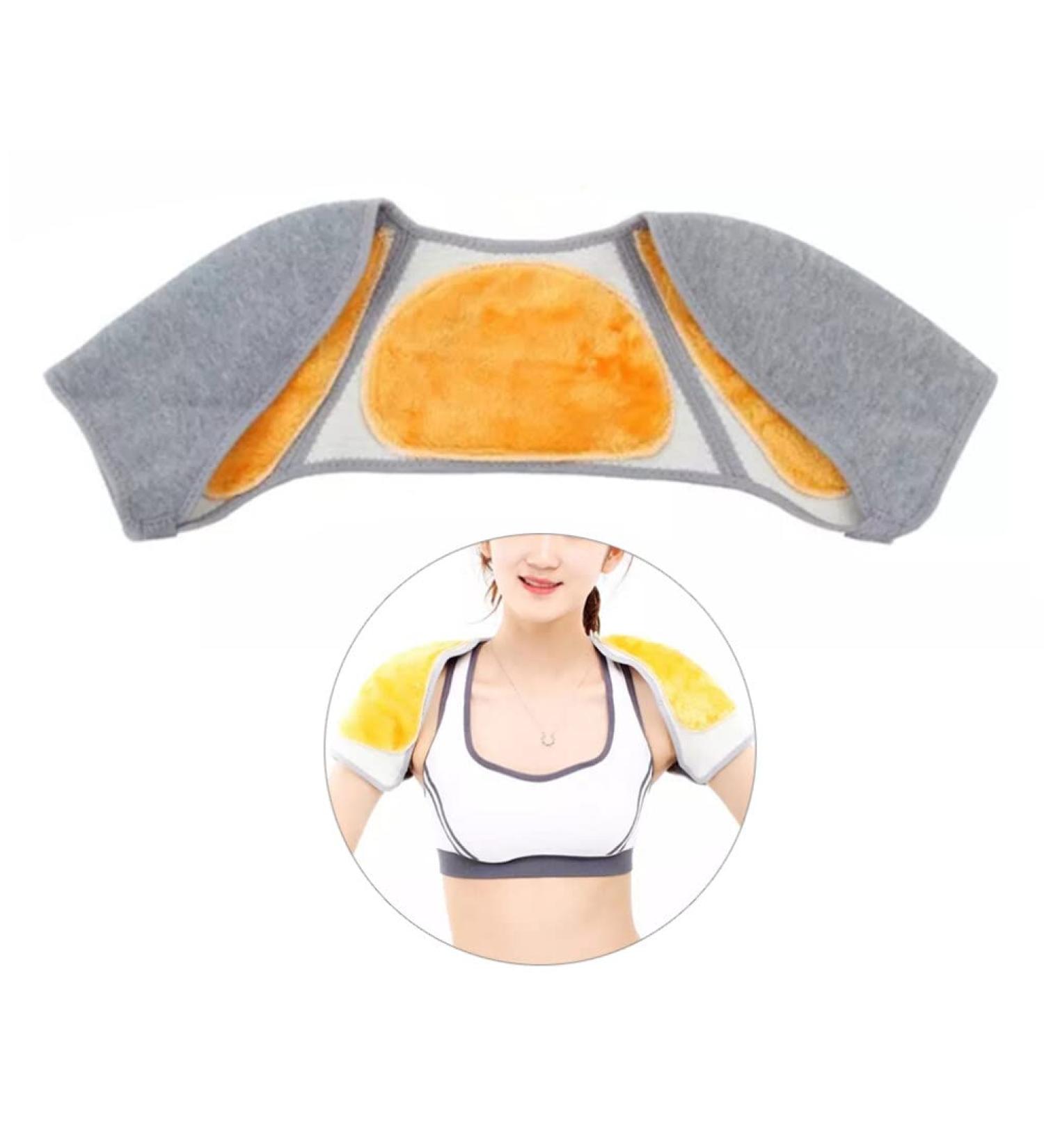Lurrose Women's Shoulder Rebozos & Heated Neck Wrap - Cushioned Double Shoulder Pad & Sparkling Clamp Scarf Holder - Buy Online on GoSupps.com