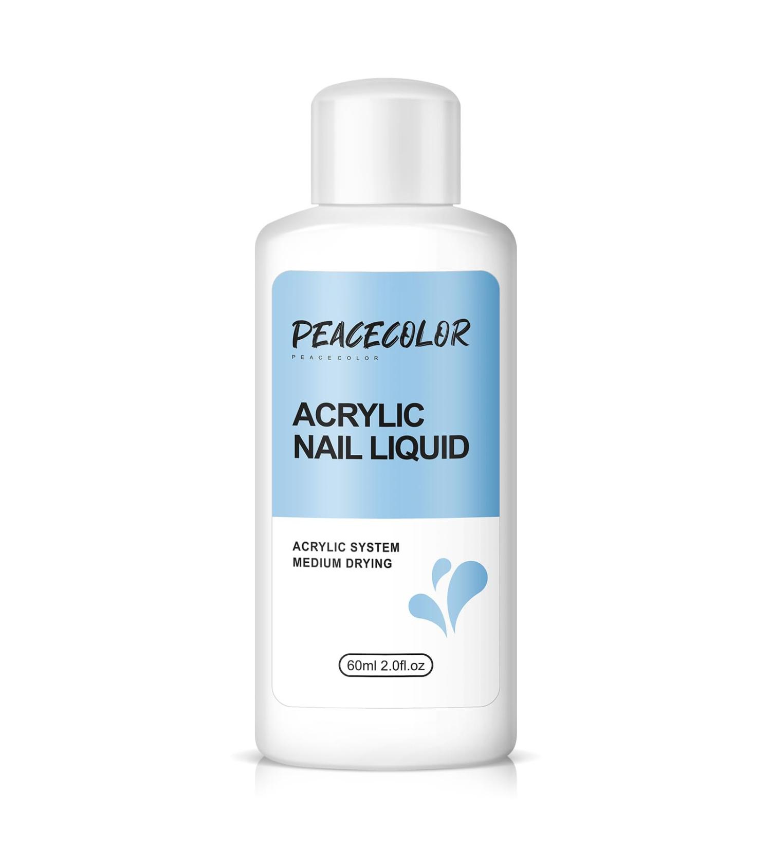 PEACECOLOR Manicure Acrylic Liquid Nail Kit 60ML Professional Monomer Acrylic Liquid MMA PB01-009 - Buy Online on GoSupps.com