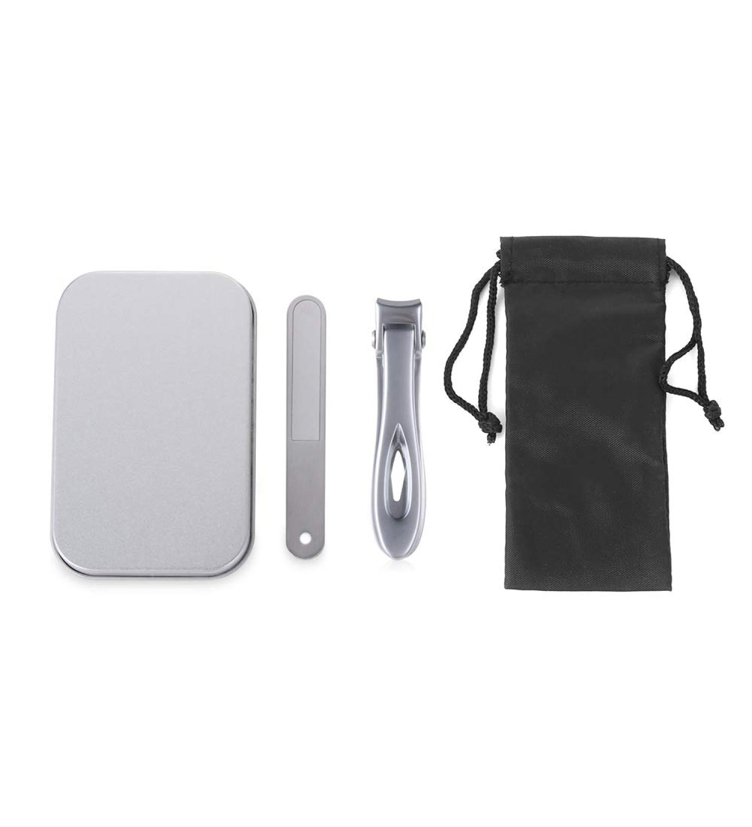 Portable Shaving & Curve Blades | Slip-Resistant Nail Clippers for Thick Nails | Premium Steel Nail Cutters - Silver L Set - Buy Online on GoSupps.com