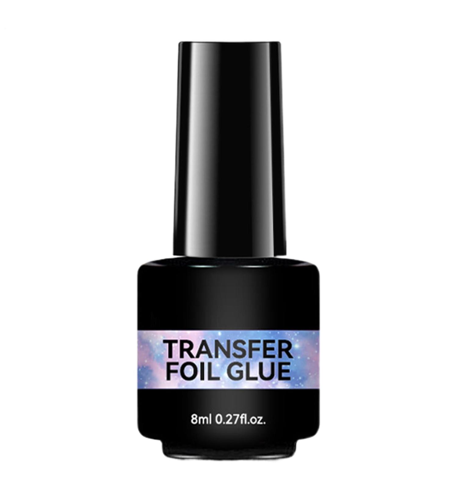 Nail Foil Gel | 8ml Strong Adhesion Transparent UV Curing Required - for DIY Manicure Enthusiasts Home Salons Nail Stickers and Designs - Buy Online on GoSupps.com