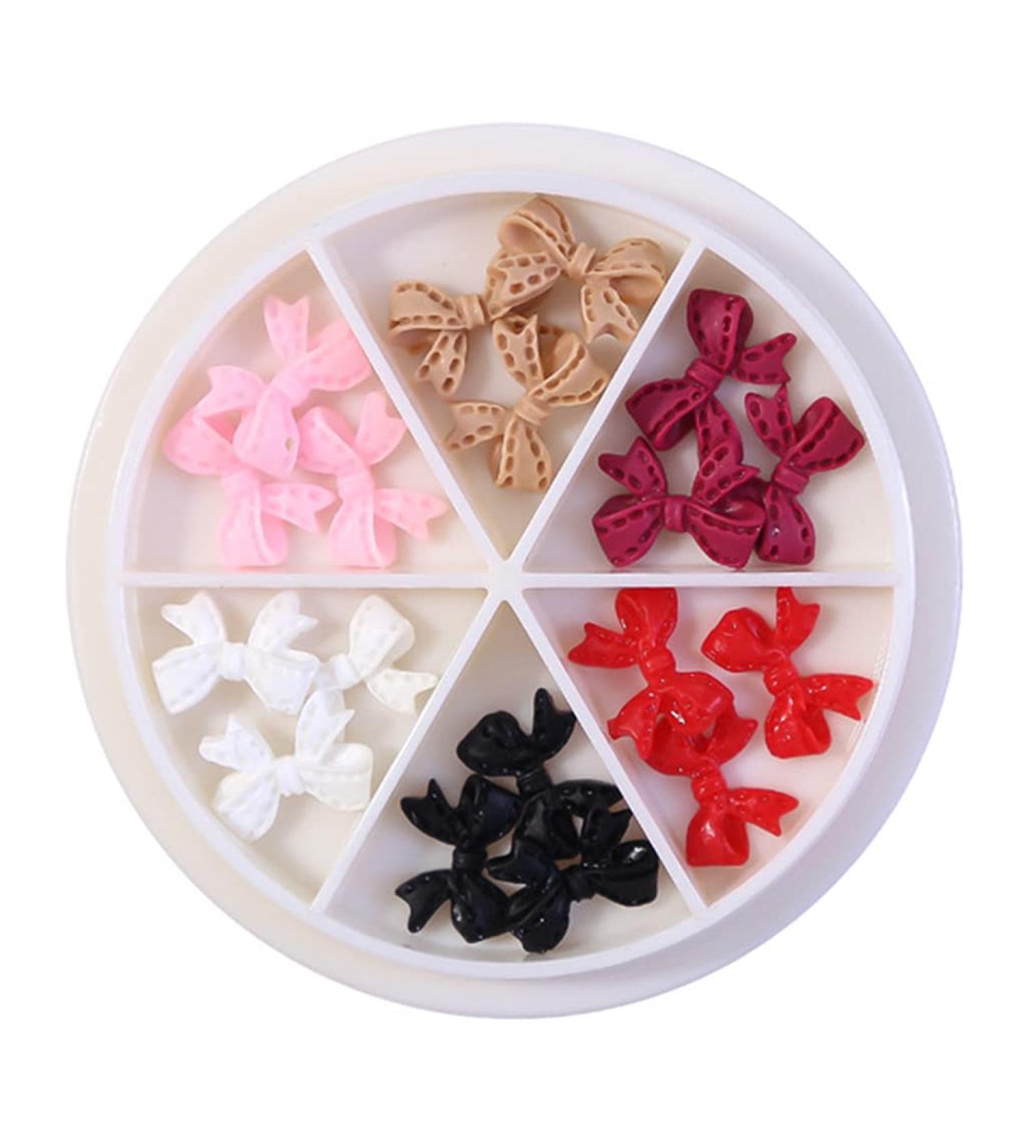 TQUXNGA Nail Art arms 3D Nail arms Tie Design Nail Art Slices Nail Studs For Nail Art 3d Nail Art arms Bears Style 3 - Buy Online on GoSupps.com