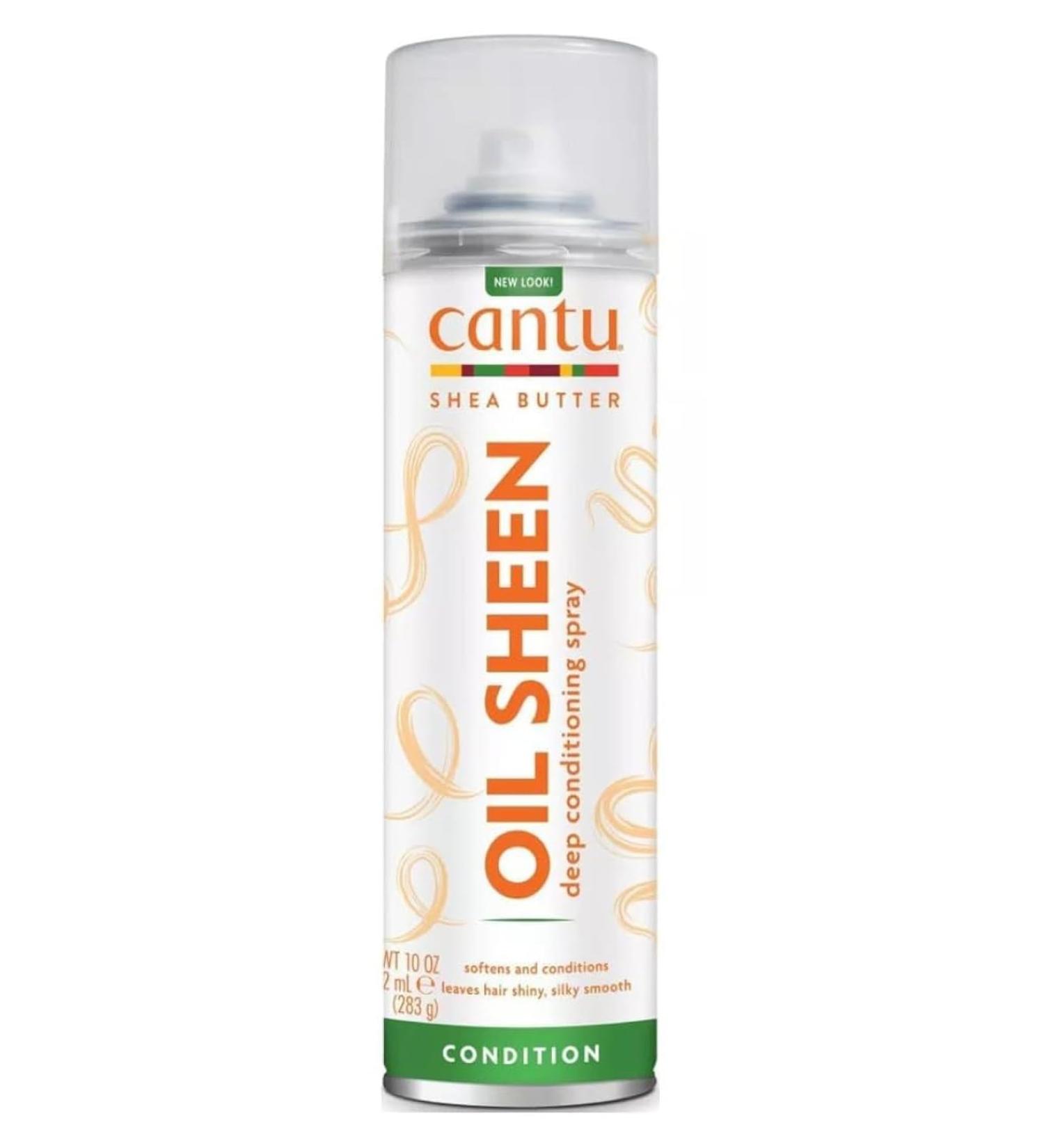 Cantu Oil Sheen Deep Conditioning Spray with Shea Butter 10 Ounce Clean Scent 10 Ounce (Pack of 1) - Buy Online on GoSupps.com