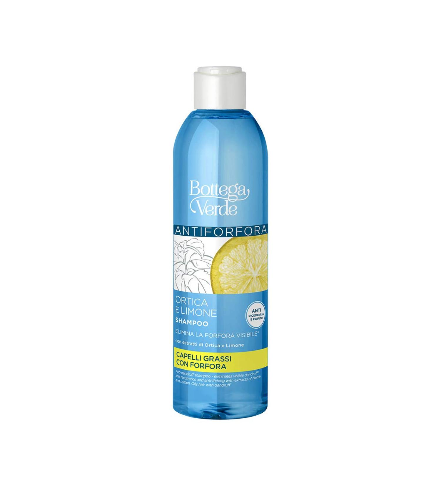Bottega Verde Bottega Verde Nettle and Lemon - Anti-dandruff shampoo - eliminates visible dandruff* anti-itch and prevents recurrence - with nettle and lemon extracts (250 ml) for oily hair
