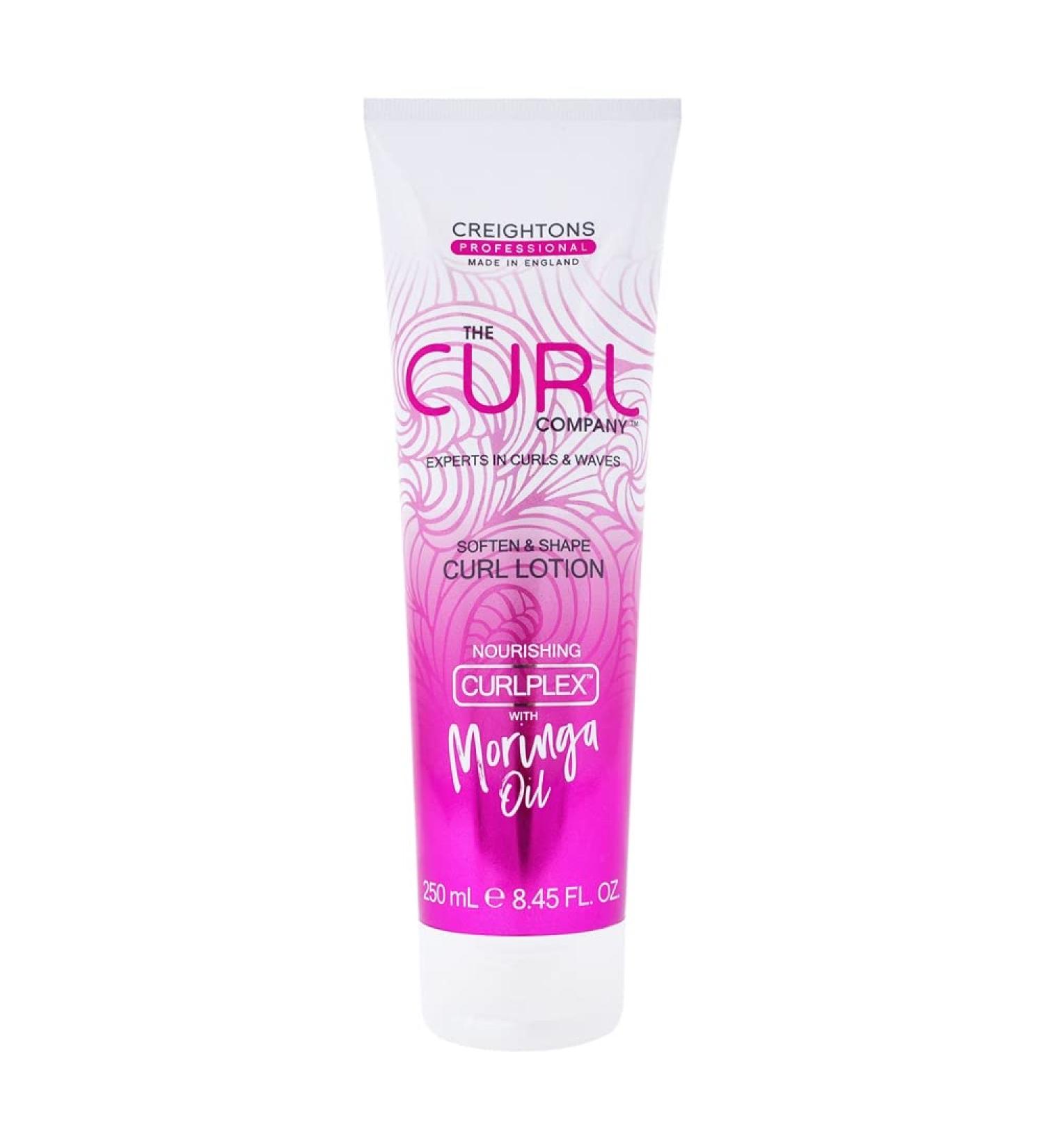 The Curl Company Soften and Shape Curl Lotion 250ml - De-frizzing & Smoothing for Curls & Waves | Curplex & Moringa Oil Formula - Buy Online on GoSupps.com