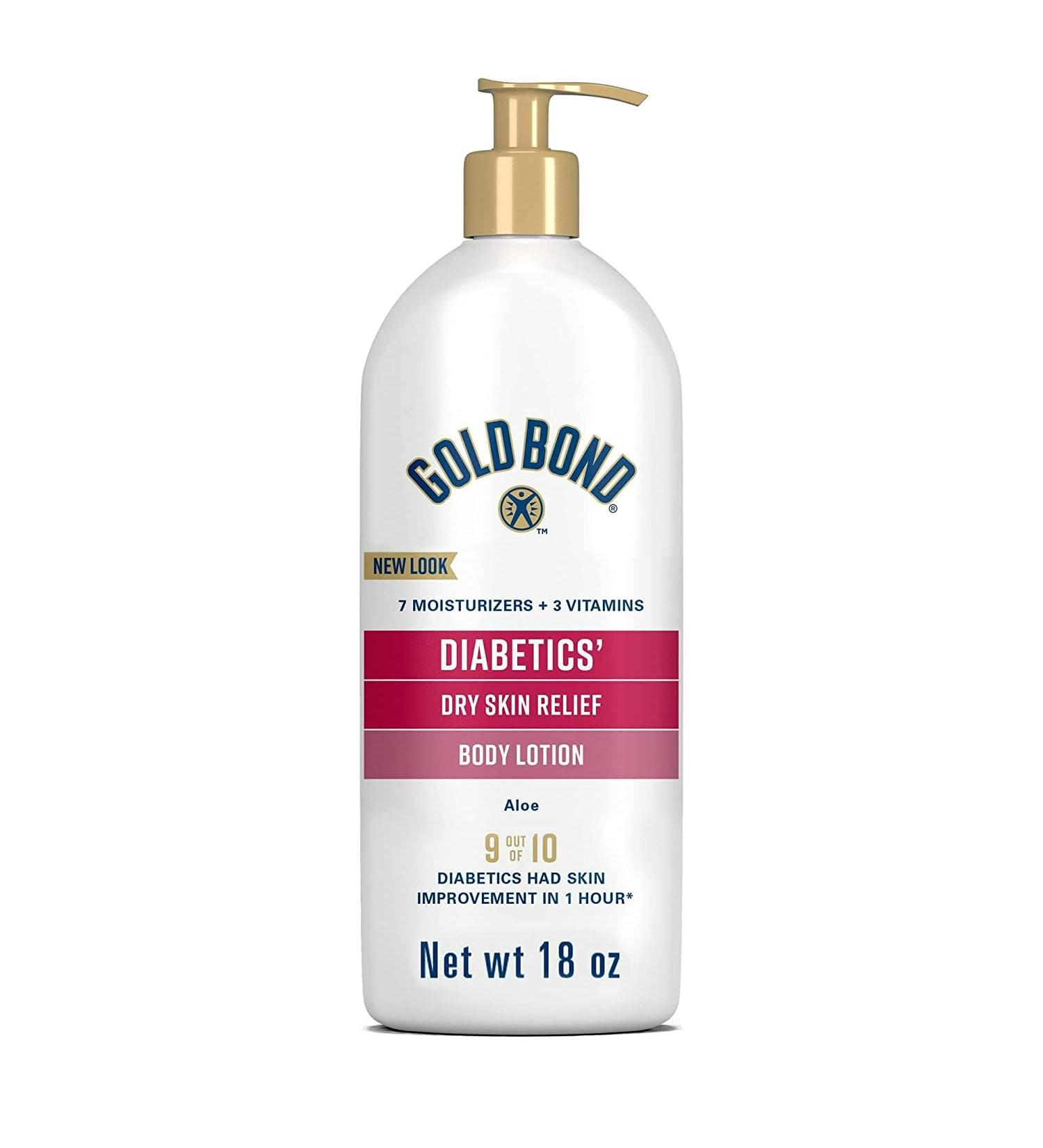 Foreskin Diabetics' Dry Skin Relief Body Lotion 18 oz with Aloe - Soothing Moisturizer for Skin Care - Buy Online on GoSupps.com