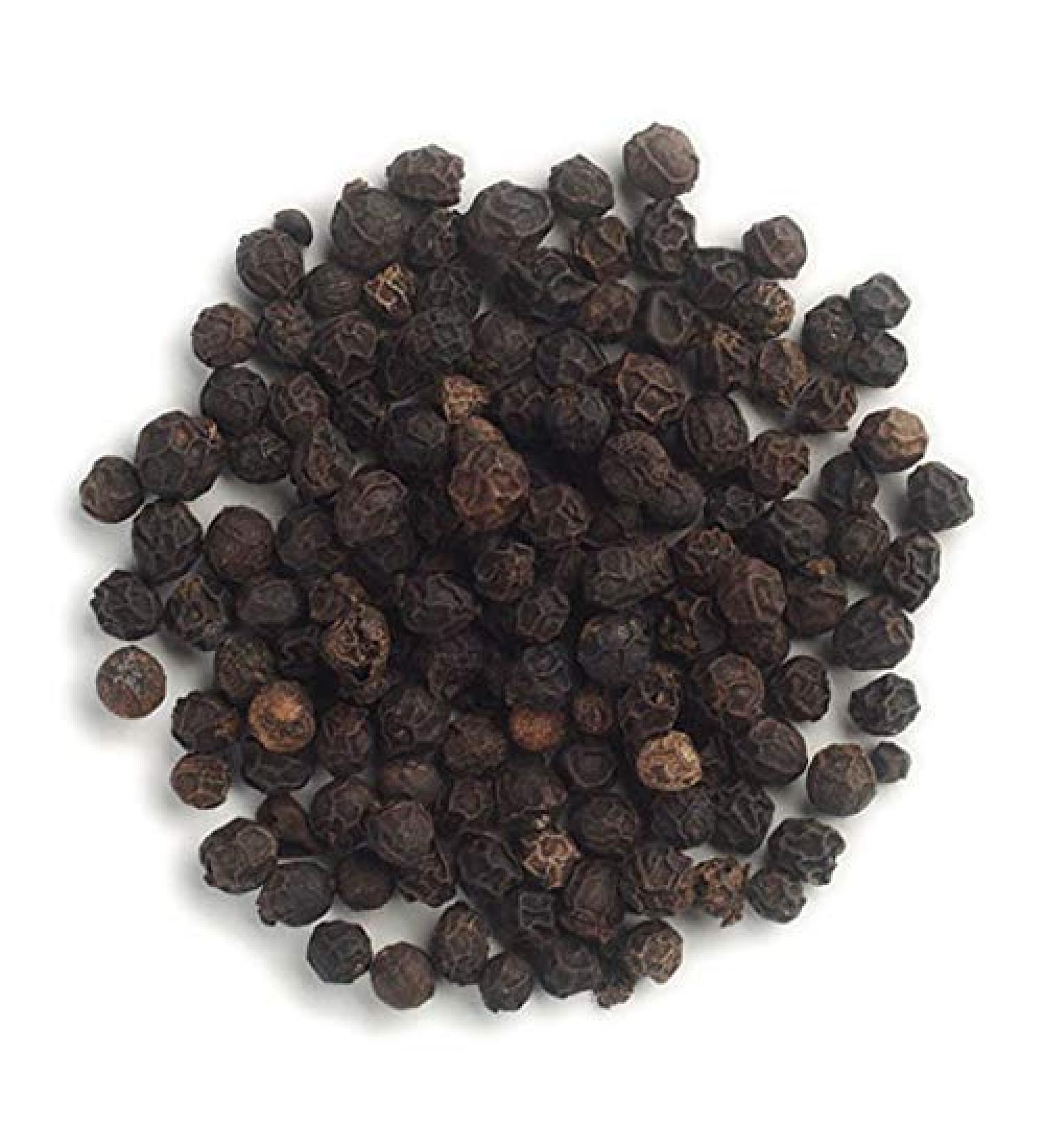 Frontier Natural Products Whole Black Peppercorns - 16 oz (453 g) | Premium Spices for Flavor - Buy Online on GoSupps.com