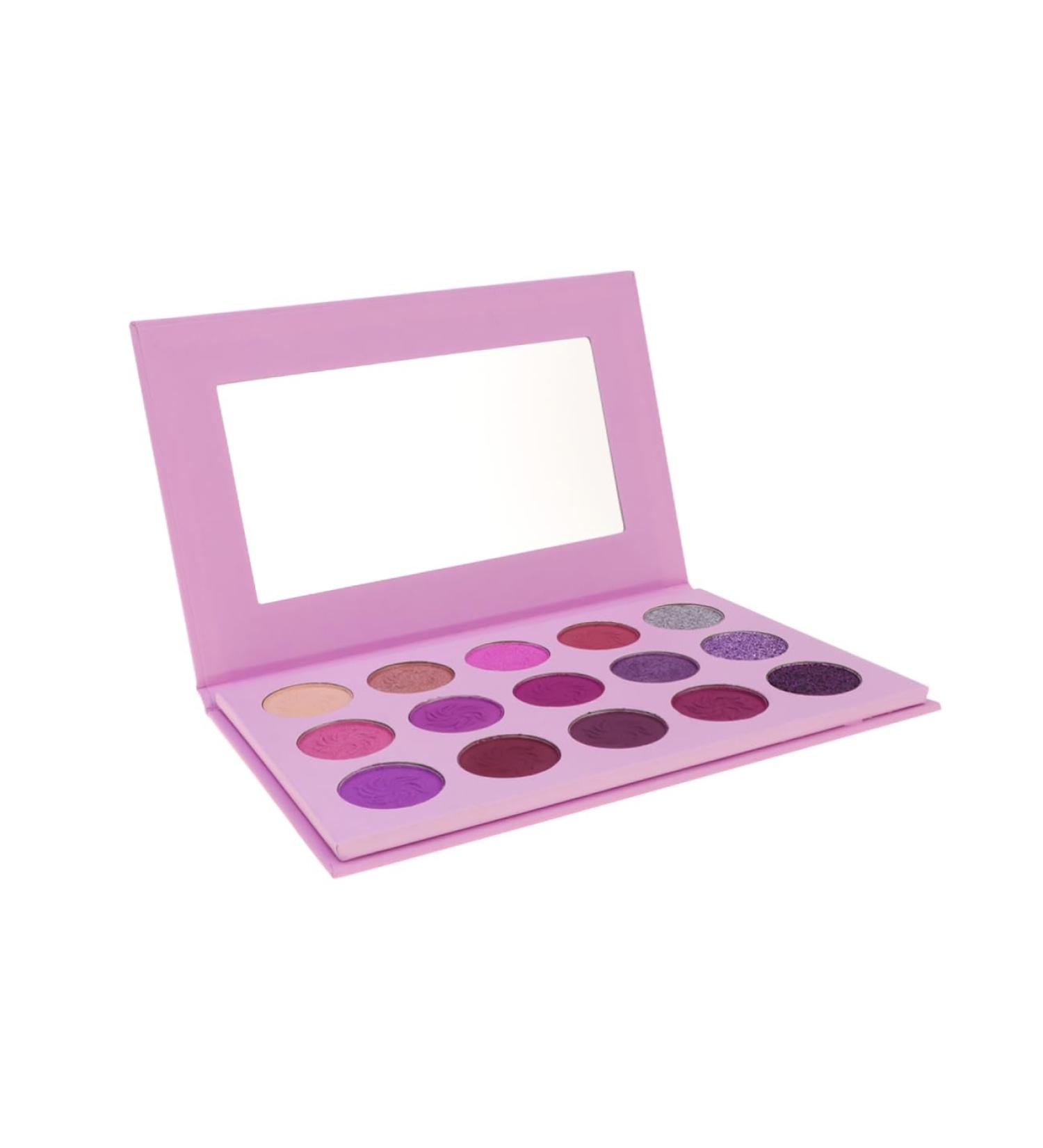 Balacoo Woman Eyeshadow Compact 15 Matte Eyeshadow Makeup Palette Eyeshadow Palette Pearlescent Miss Eye Shadow Box 1 count (Pack of 1) Purple - Buy Online on GoSupps.com