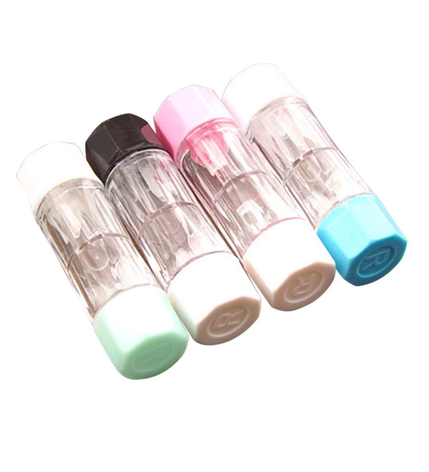 Heallily Portable Contact Lens Case 4-Pack Travel Lens Storage & Cleaning Holder - Ideal for Trips - Buy Online on GoSupps.com