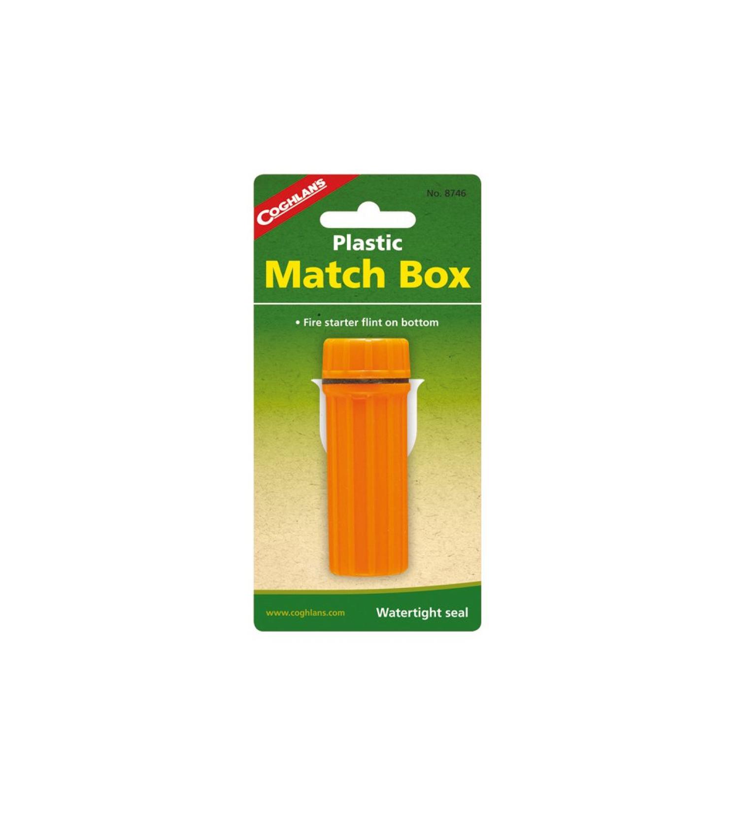 Coghlan's Plastic Match Box Orange Small
