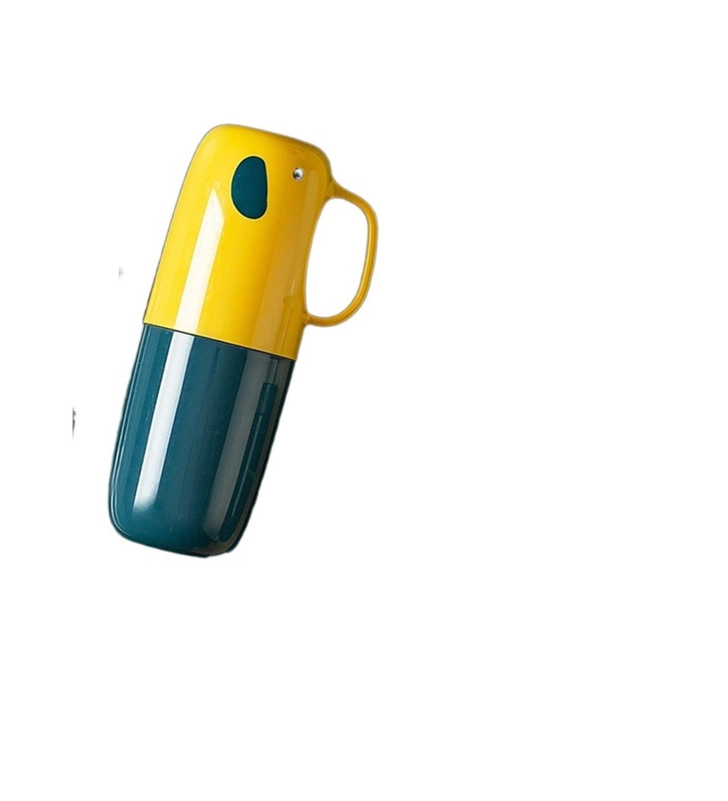 Portable Travel Toothbrush Cup Set | Cute Couples Toothbrush Case & Bathroom Accessories - Digjobk (Color: 1) - Buy Online on GoSupps.com