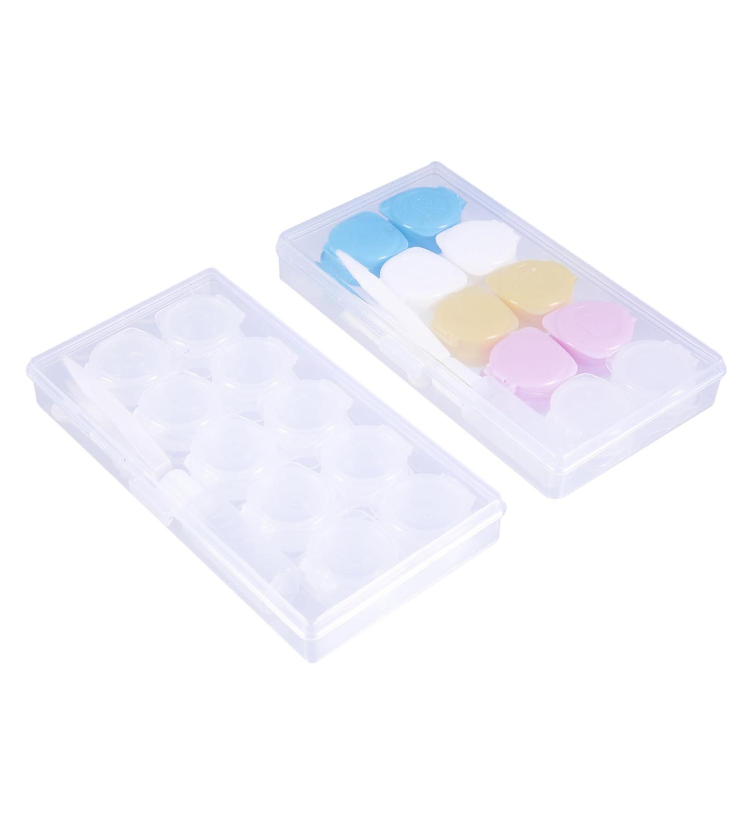 Ultechnovo Portable Contact Lens Container - 2 Pack Travel Case for Eye Care | Durable & Compact Lens Holder for International Shipping - Buy Online on GoSupps.com