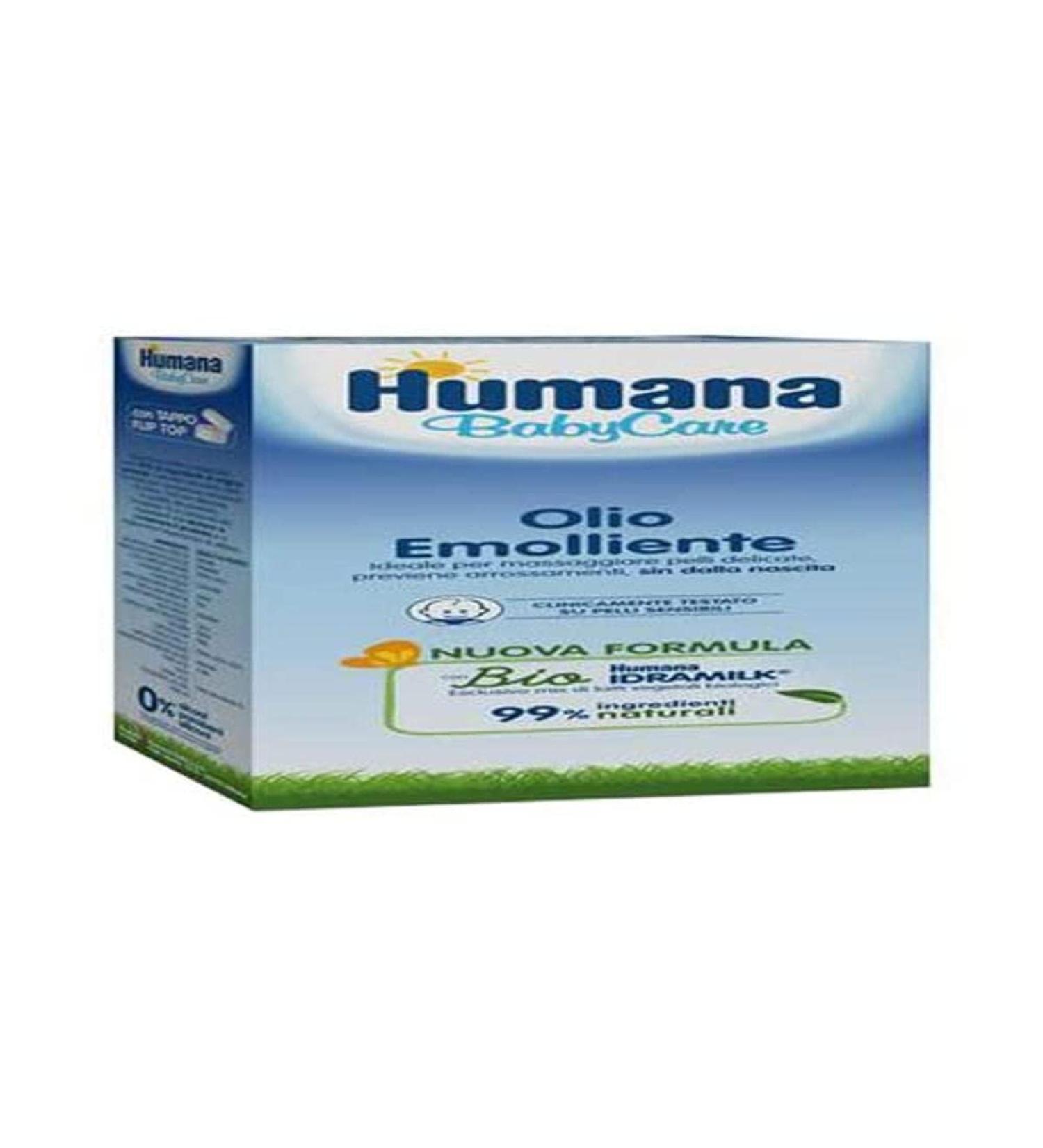 Humana Baby Care Emollient Olio 250 Ml