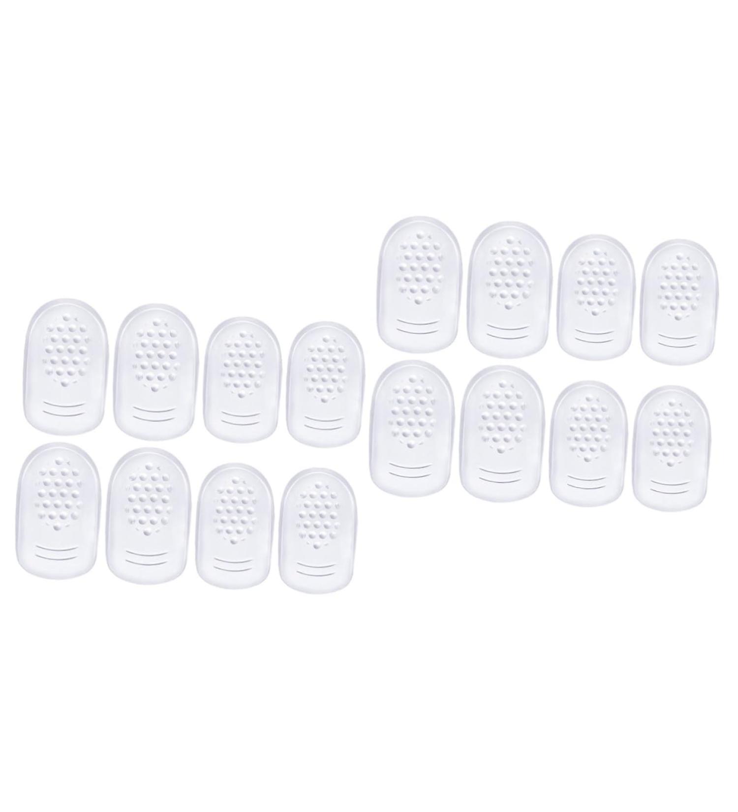 Mobestech 8 Pairs Self-Adhesive Heel Pad Cushions - Comfortable Gel Grip for Women's Heels | Plantar Relief & Shoe Accessories for Formal Gowns - Buy Online on GoSupps.com