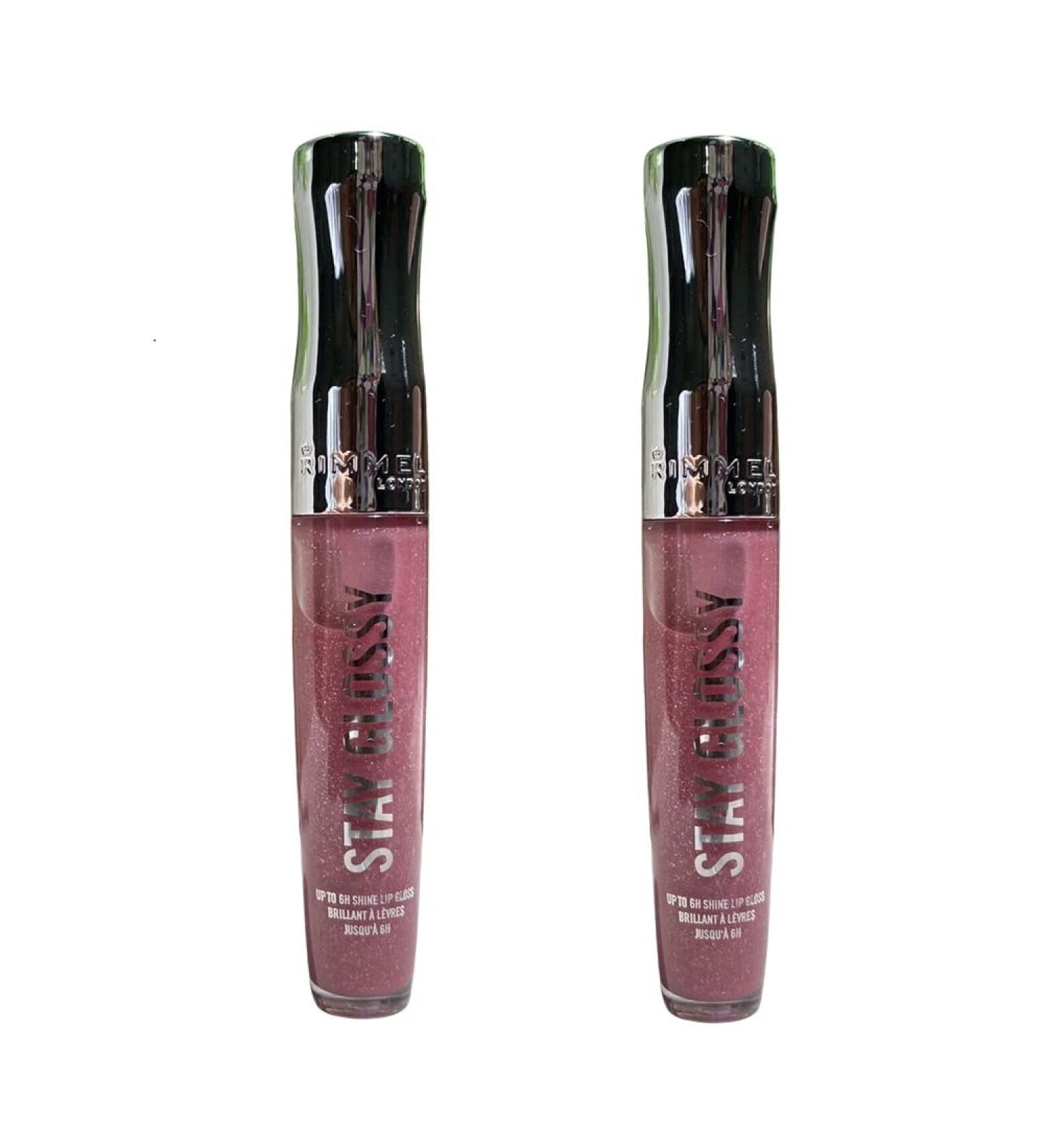 Rimmel Stay Glossy Lip Gloss Set - Stay My Rose 160 (Pack of 2) - Buy Online on GoSupps.com