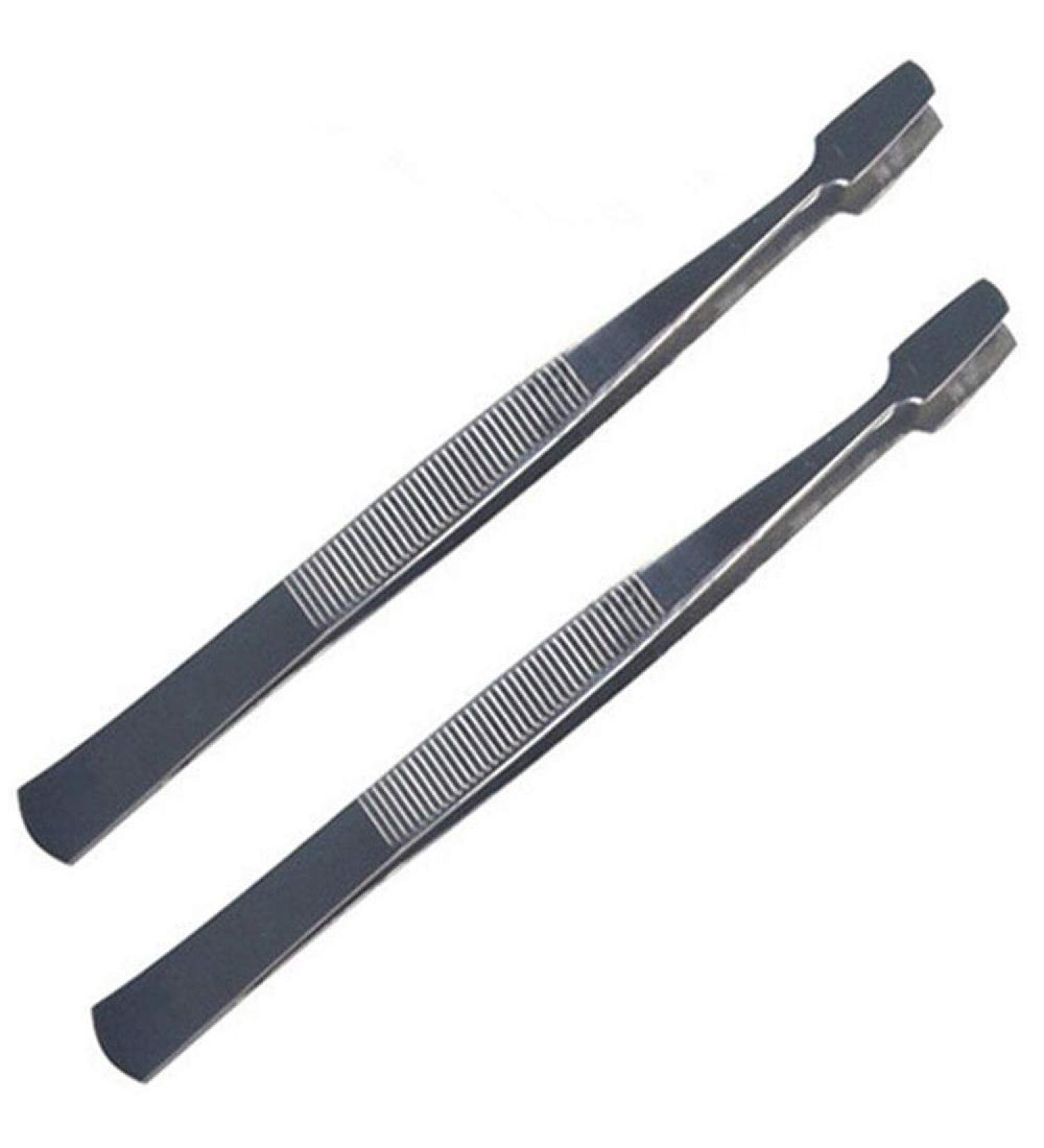 Stamp Tweezers for Collectors | Stainless Steel Flat Non-Slip Philately Tool - Best eCommerce Shipping Worldwide - Buy Online on GoSupps.com