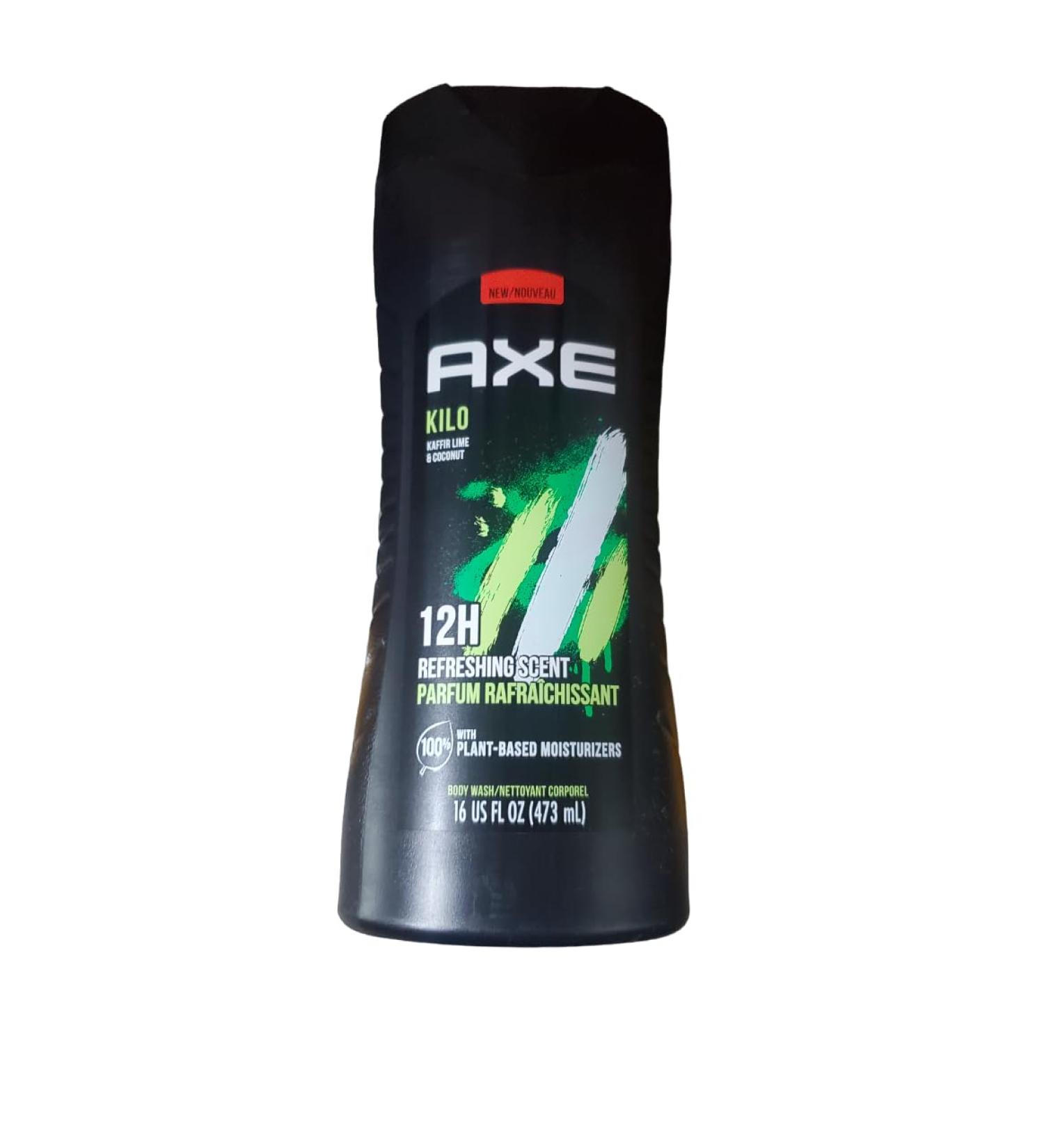 Axe Kilo Body Wash - 16 Fl Oz | Refreshing & Invigorating Clean for All Skin Types - Shop Internationally - Buy Online on GoSupps.com