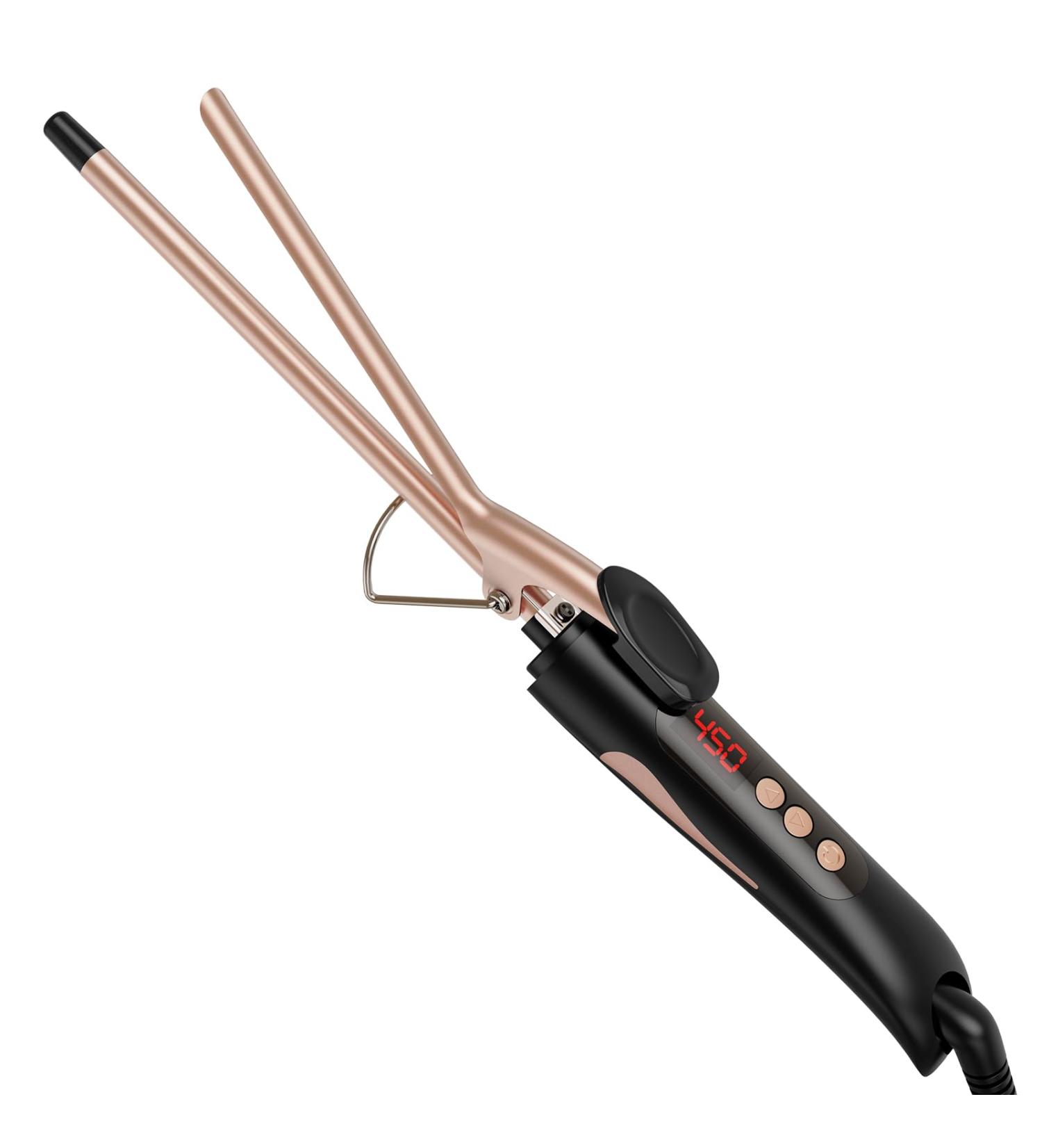 1/2 Inch Curling Iron - 13mm Tiny Curling Wand for All Hair Types | Adjustable Temperature Dual Voltage | Perfect for Travel - Buy Online on GoSupps.com