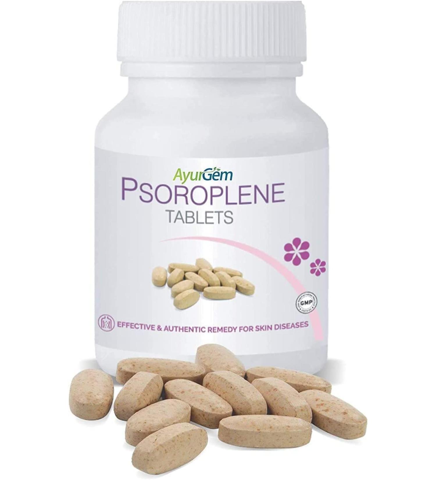 JOKE AyurGem Herbal Psoroplene Tablet - 60 Capsules for Eczema, Psoriasis & Skin Disorders - Buy Online on GoSupps.com