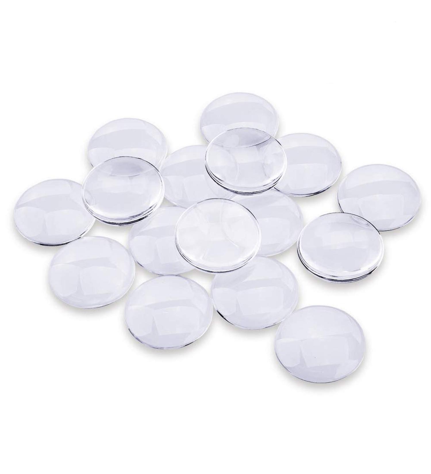 EFIVS ARTS 20PCS 1.57 Inch Clear Glass Cabochons - DIY Crafts & Photo Pendant Making Supplies - Buy Online on GoSupps.com
