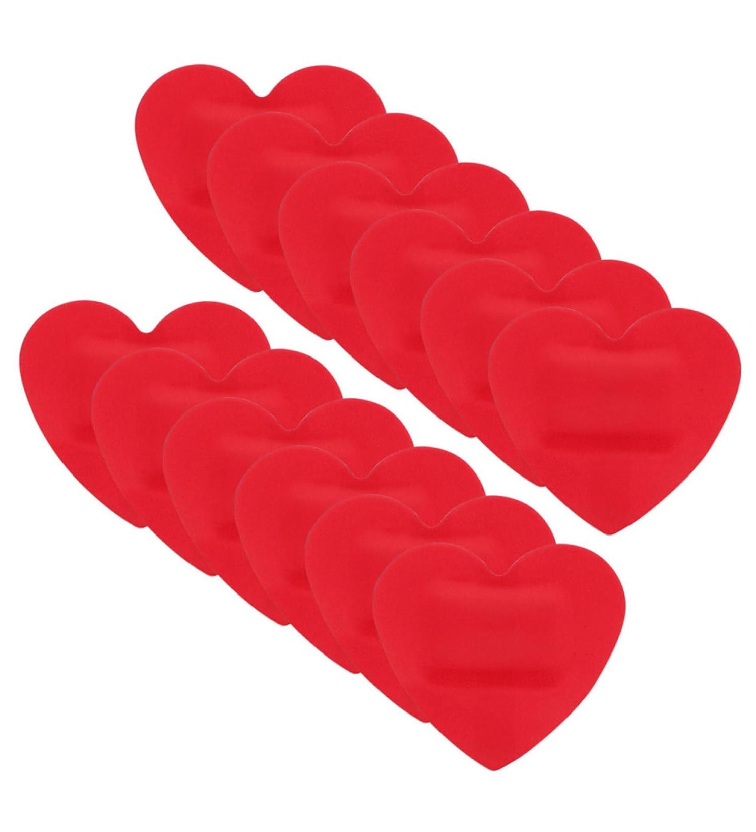 FRCOLOR 30pcs Heart Shaped Bandages | Creative Self-Adhesive Patches for Injuries | Cute Portable Stickers - Buy Online on GoSupps.com