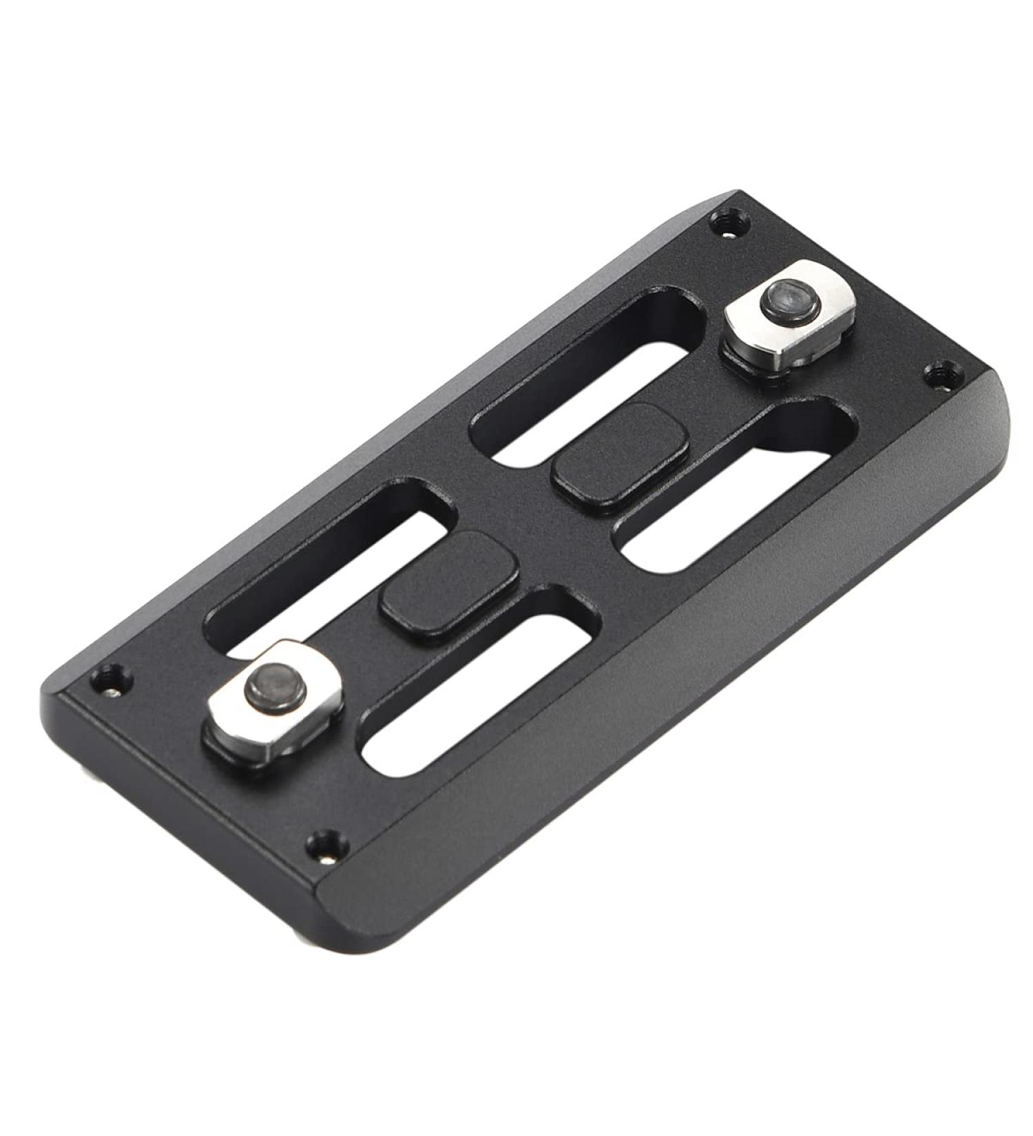 MLOK Arca Rail Tripod Mount Adapter - Rifle Tripod Ballhead Quick Release Plate - RRS Dovetail Compatible - 2 M-LOK Slots - 3.15 Length - Buy Online on GoSupps.com