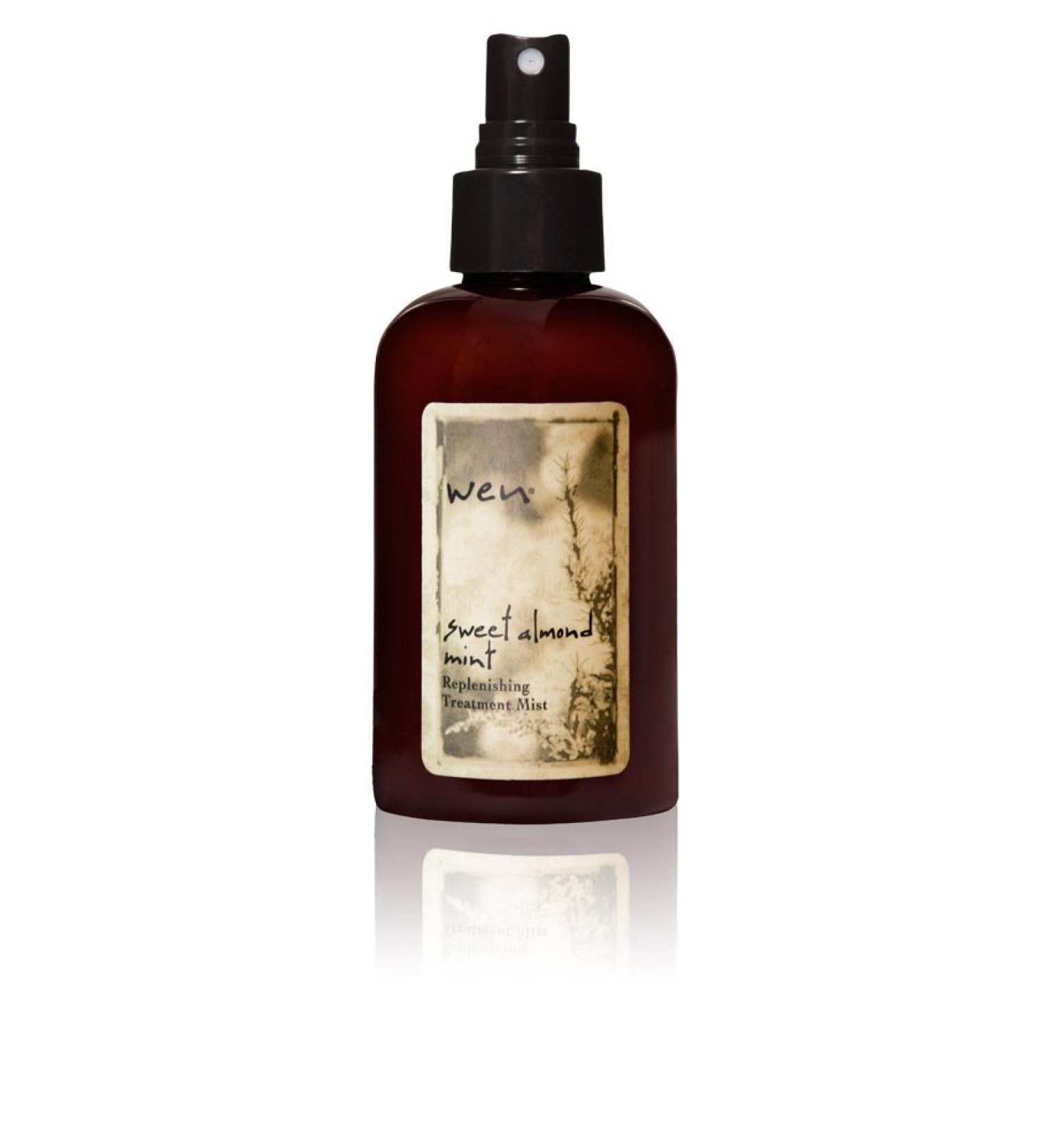 Wen Sweet Almond Mint Replenishing Treatment Mist - Hair Hydrating Mist Leave In Conditioner Spray Hair Hydration Hair Refresher Skin Care Moisturizing Spray Added Volume - 6 Fl Oz (Pack of 1)