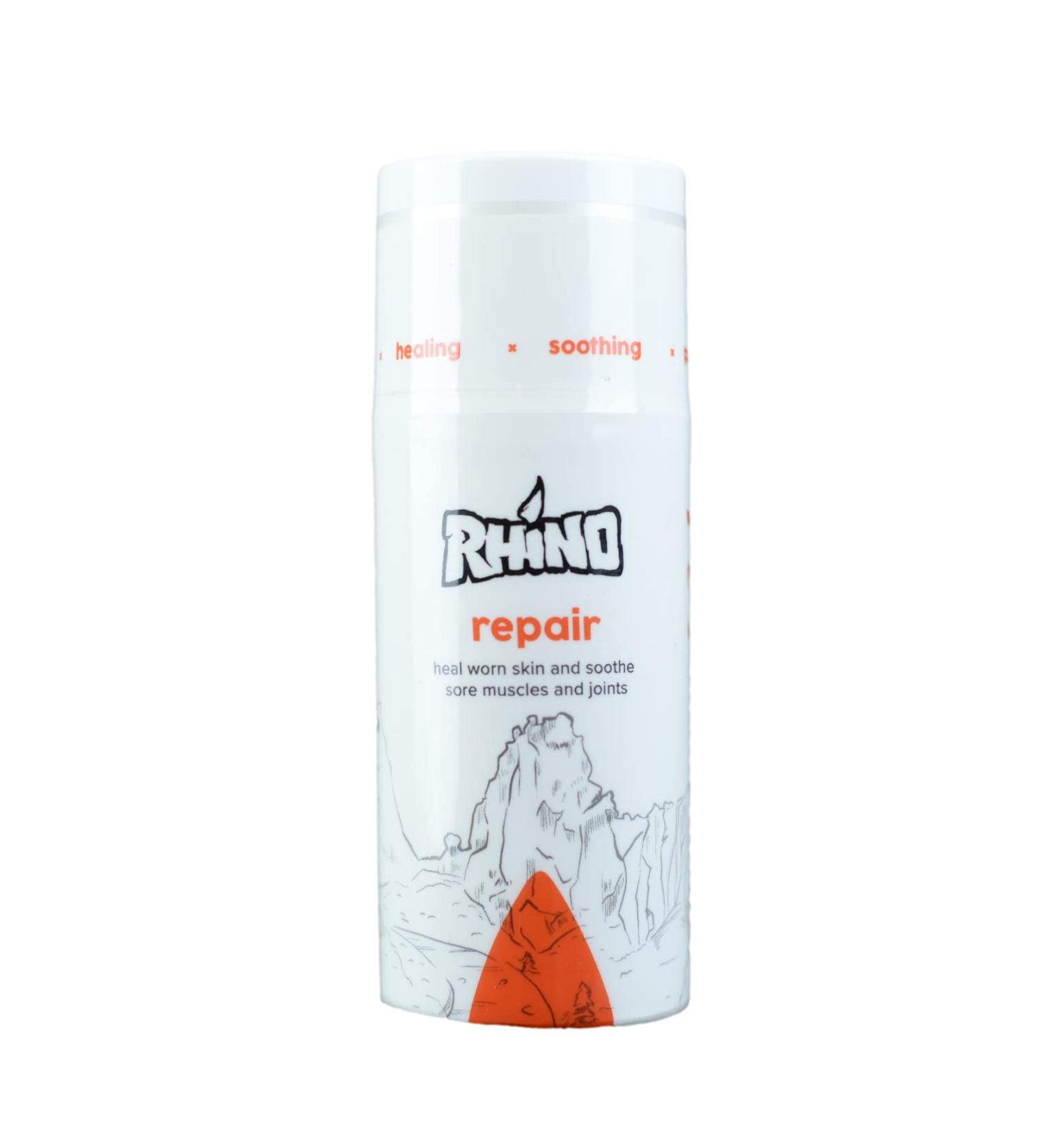 RHINO SKIN SOLUTIONS Non-greasy Skin Repair Cream | Ideal for Dry Cracked Hands, Rock Climbing, CrossFit, Lifting, MMA | Made In Oregon | 3.5 Fl Oz - Buy Online on GoSupps.com