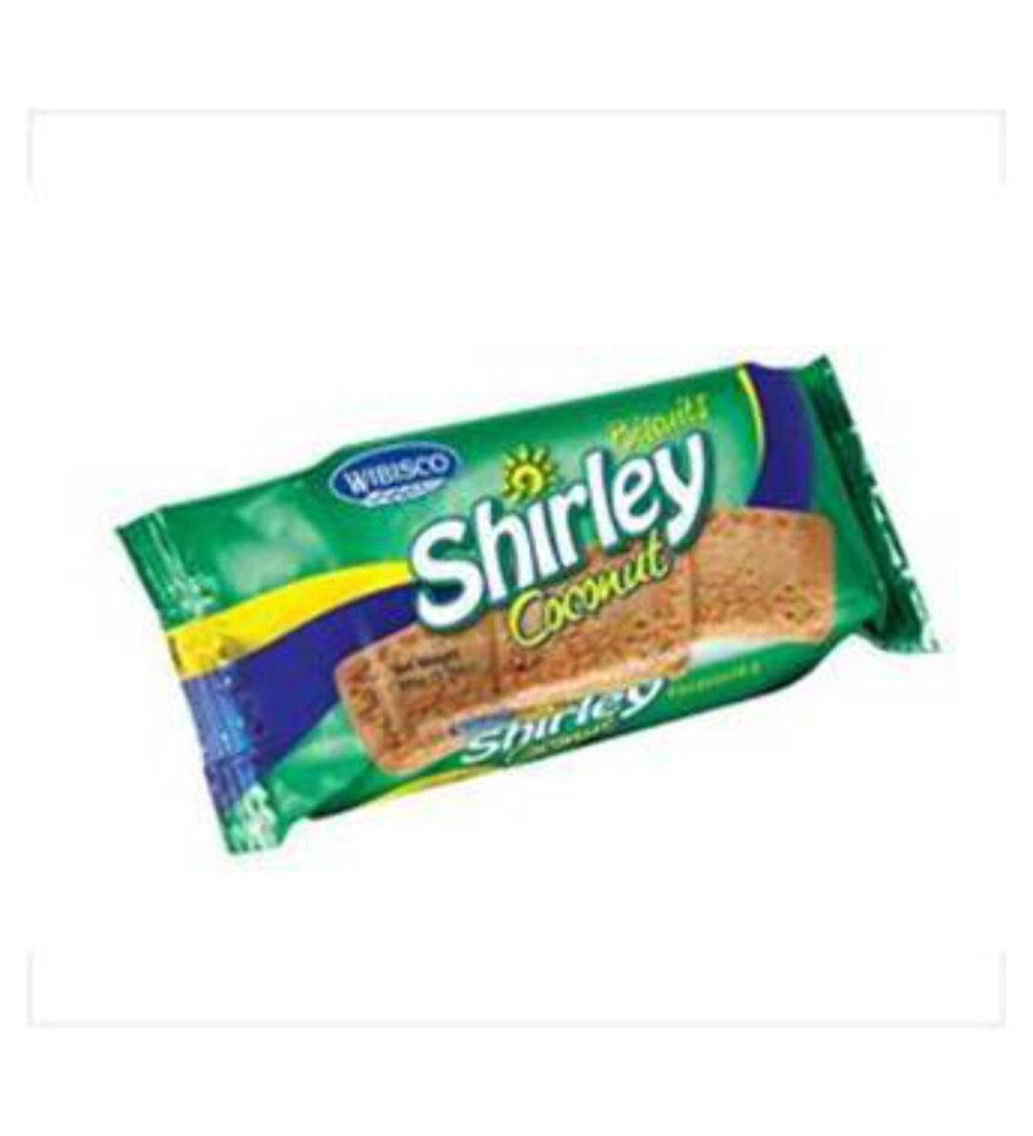 Wibisco Shirley Biscuits Coconut 100g Box of 12-Fd