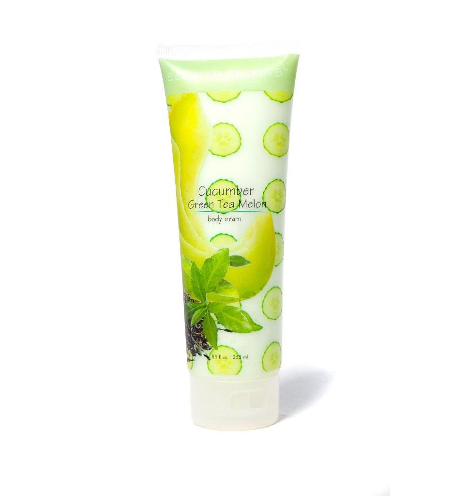 Full Body Cream for Dry Skin - All Day Moisture | Cucumber Green Tea Melon 8.5 Oz - Shop Internationally - Buy Online on GoSupps.com