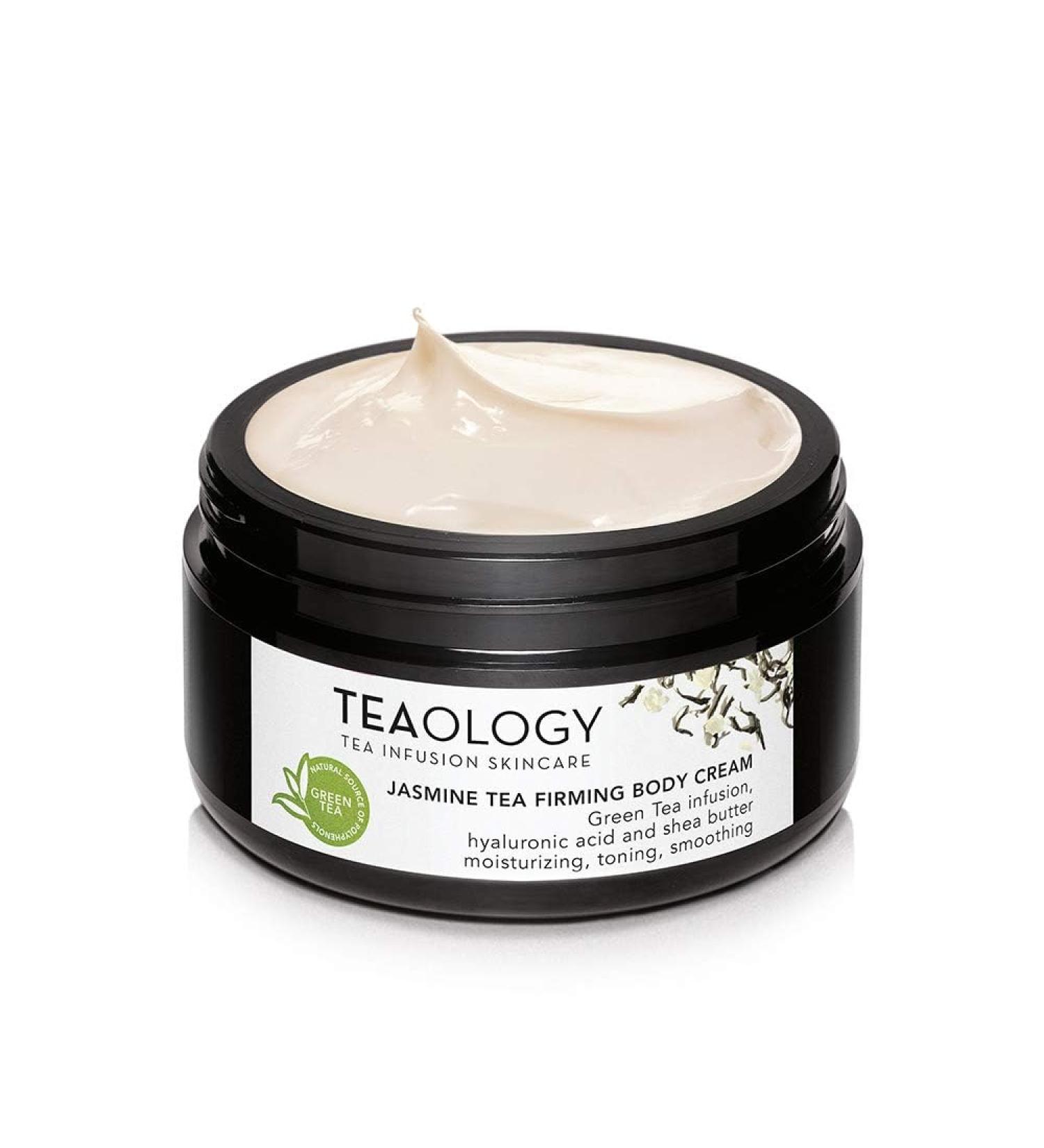 Jasmine Tea Firming Body Cream 300ml | Organic Green Tea Shea Butter & Hyaluronic Acid | 94% Natural Non-Greasy Quick Absorption - International Shipping Available - Buy Online on GoSupps.com