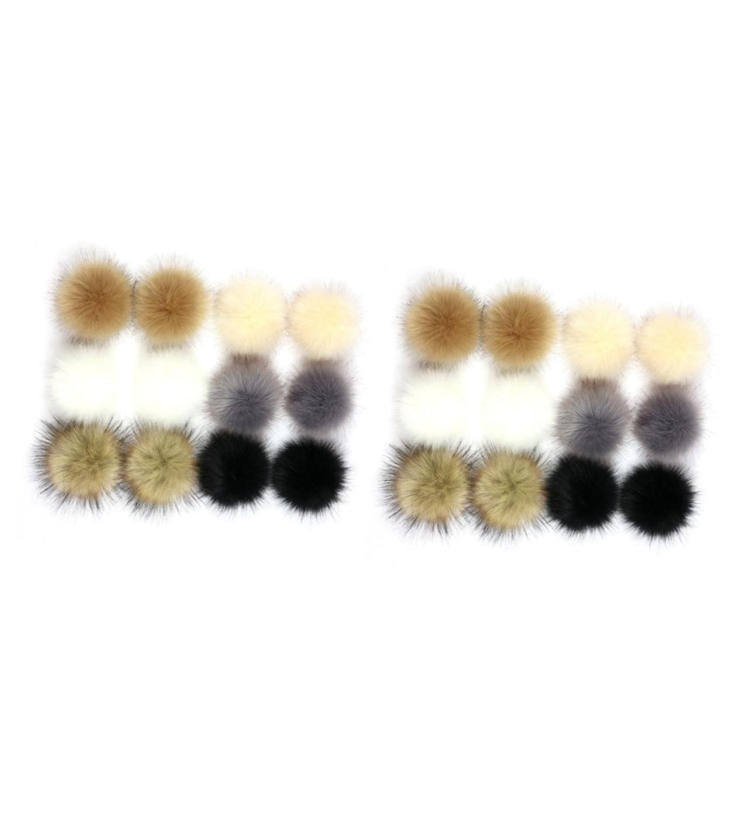 Alipis Earflap 24 Pcs Bag Charms Bag Scarf for Handbags Stuffed Pompom Ball Scarf Pompom Ball Christmas Accessories As Shownx2pcs mediumx2pcs - Buy Online on GoSupps.com