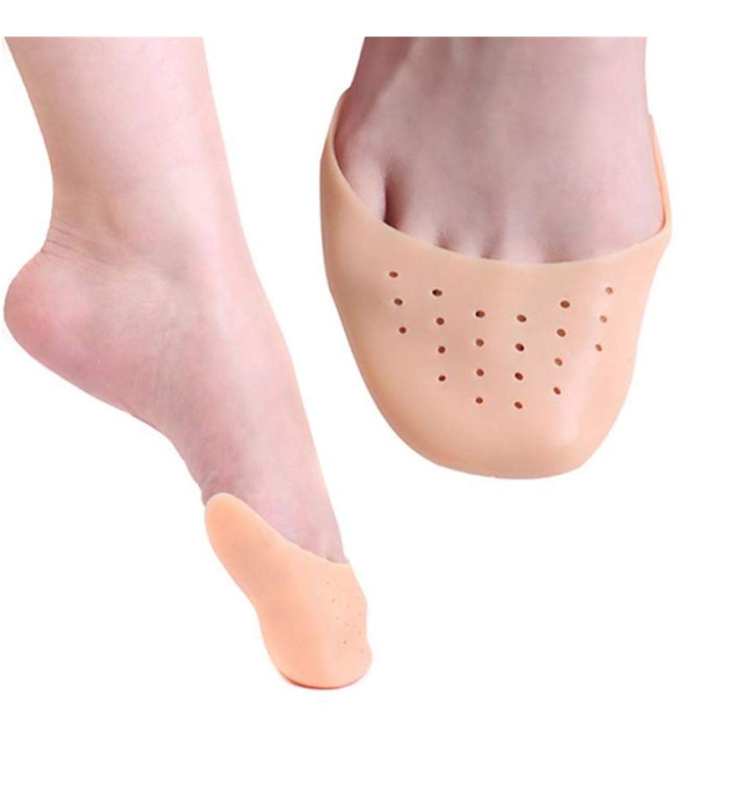 JYCCH 5 Pairs Silicone Gel Toe Caps - Soft Ballet Pointe Dance Pads Breathable Shoe Inserts for Athletes - Universal Fit - Buy Online on GoSupps.com