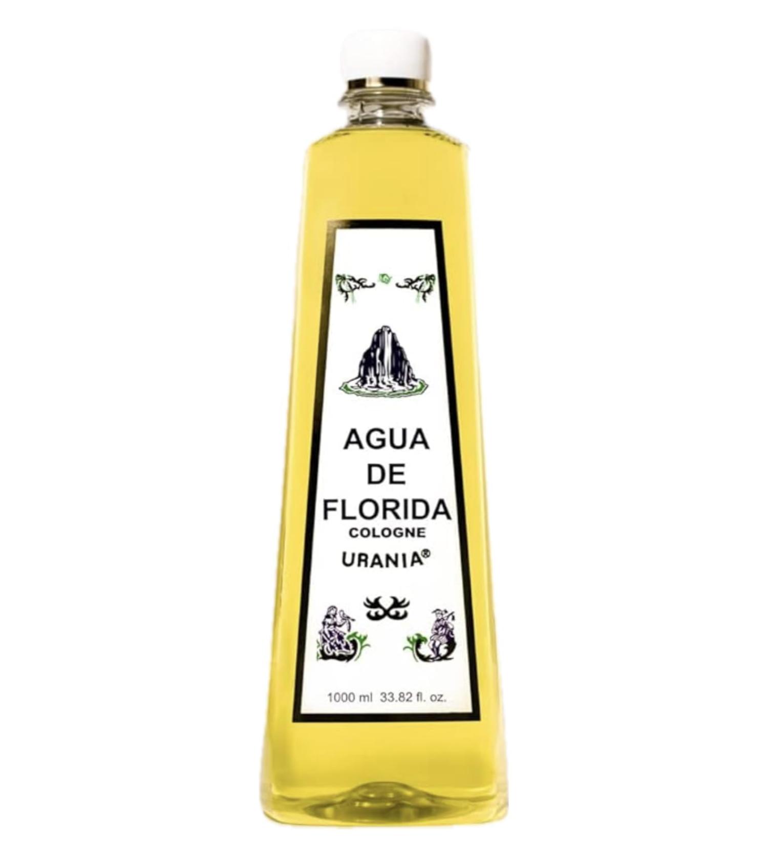 Siete Machos Urania Agua de Florida - Florida Water Cologne 1000 ml/33.82 fl. oz. 33.82 Fl Oz (Pack of 1) - Buy Online on GoSupps.com