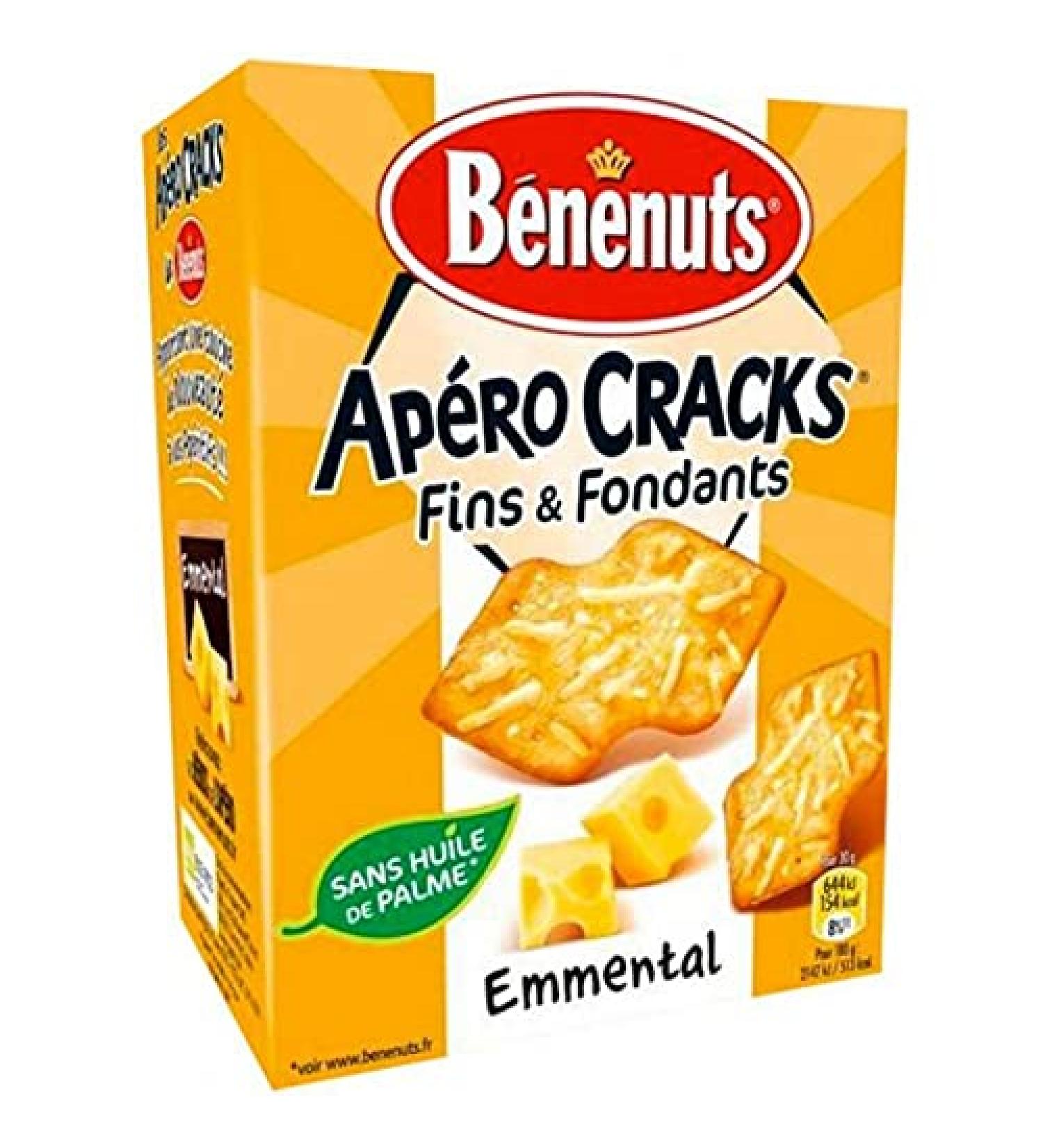 Bénénuts Apéro Cracks Fondant Emmental 85g (lot de 3)