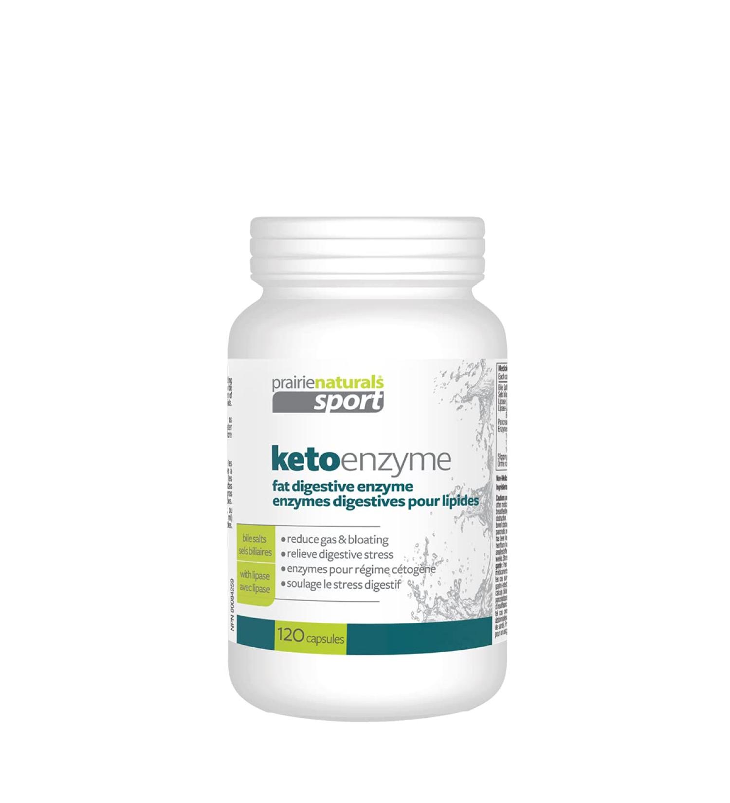 Prairie Naturals KetoEnzyme Fat-Digesting Enzyme Capsule 120 Count - Buy Online on GoSupps.com