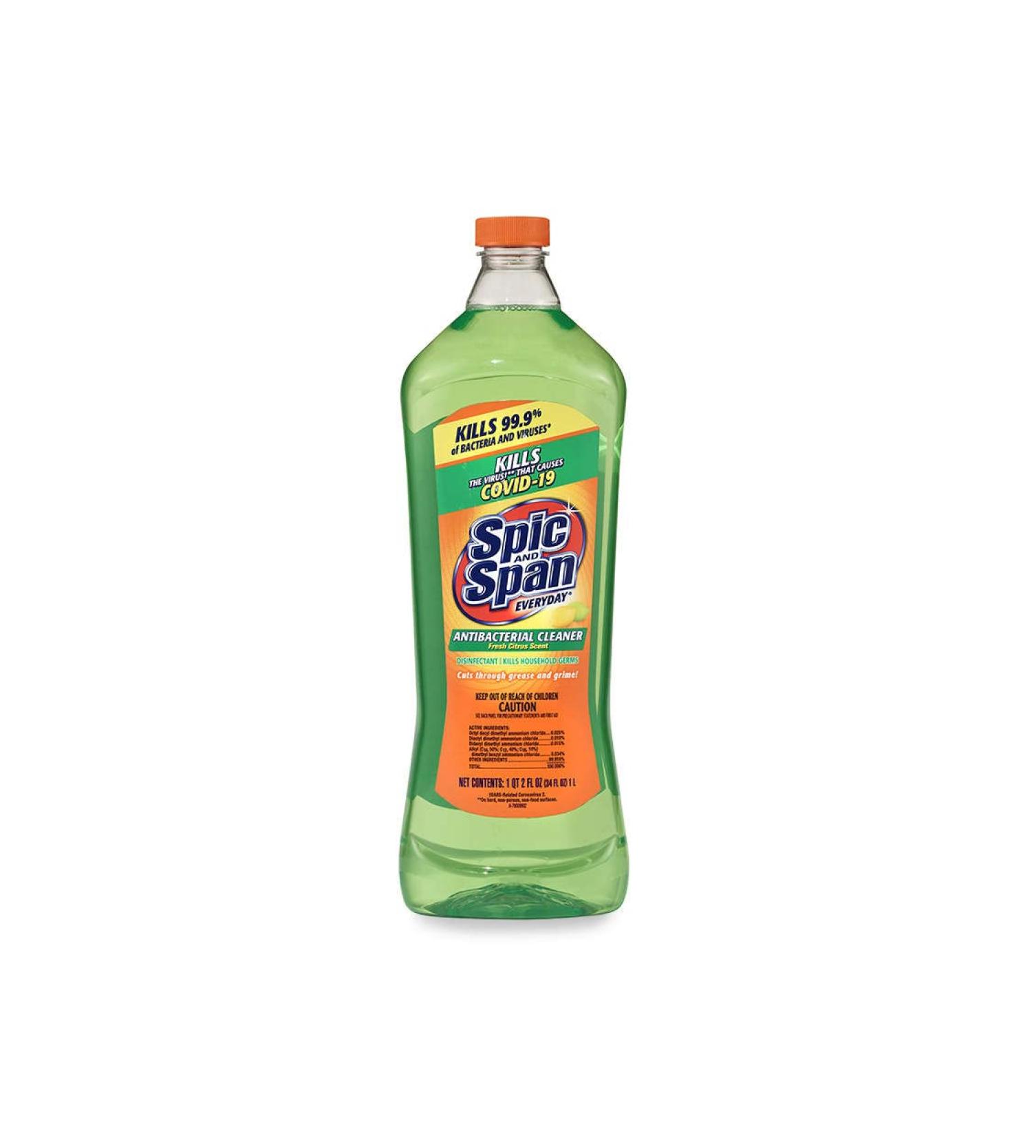 SPIC AND SPAN Citrus Antibacterial Pourable 34 Fl Oz