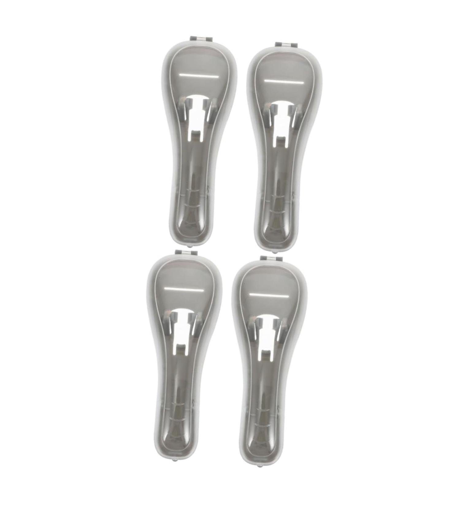 Minkissy Razor Storage Box Organizer 4 Pieces Travel Case for Manual Razors Durable Protection for Razor Storage - Buy Online on GoSupps.com