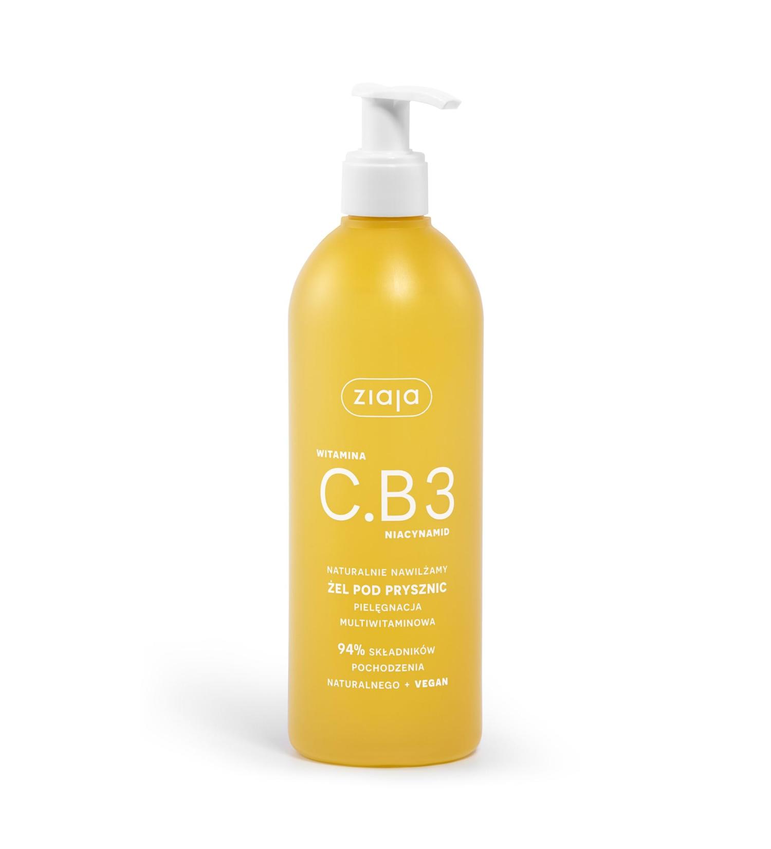 Ziaja Vitamin CB3 Niacynamide Line shower gel