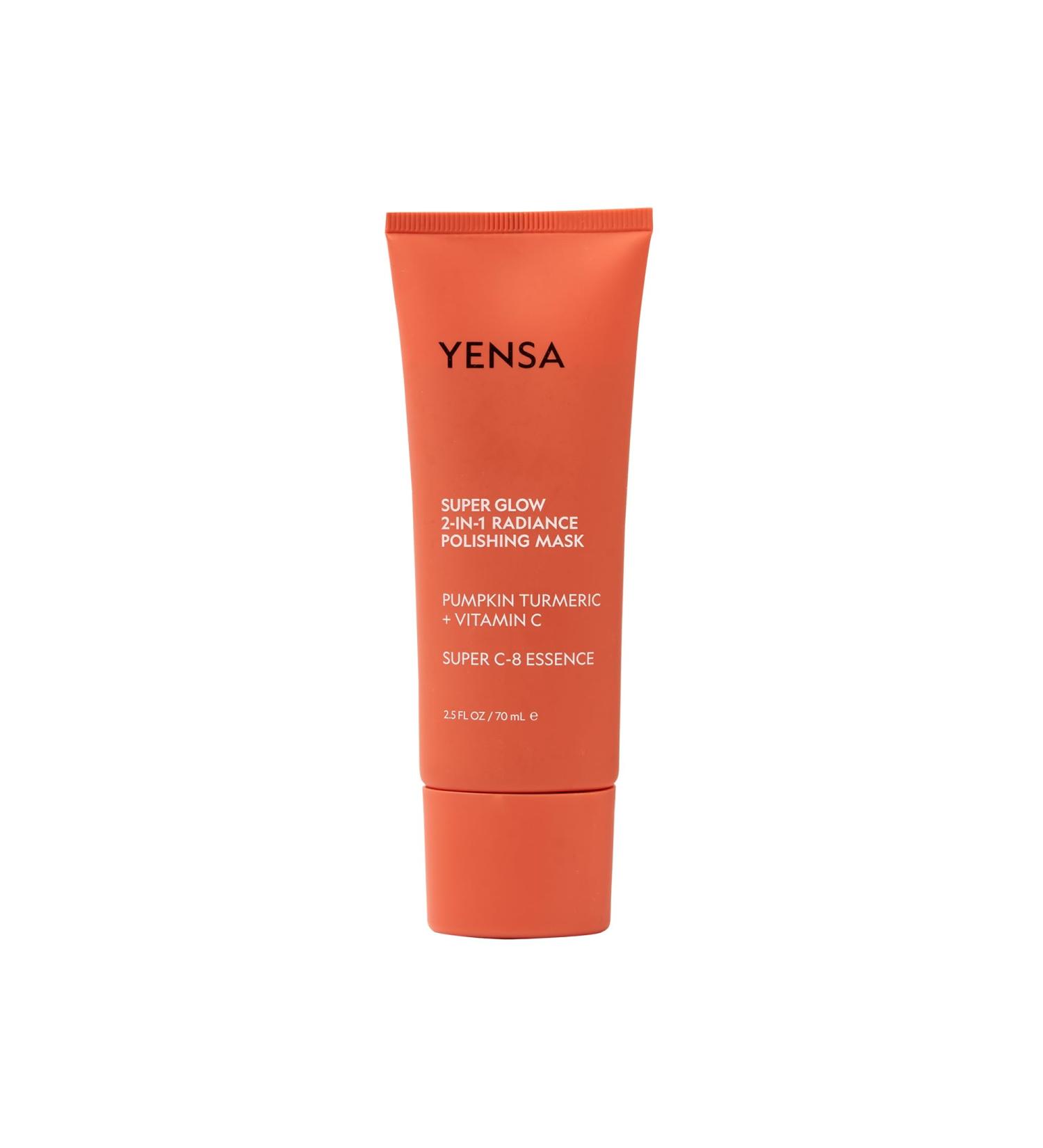 YENSA Superglow Radiance Polishing Face Mask - Exfoliating Pumpkin & Turmeric with 8 Korean Superfoods | International Shipping Available - Buy Online on GoSupps.com